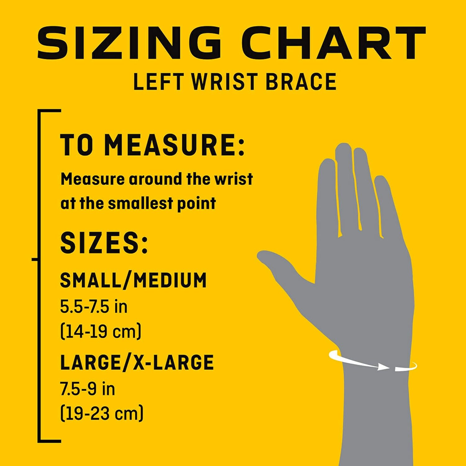 Futuro Deluxe Wrist Stabiliser Small/Medium Left Hand 09144ENT image number 1