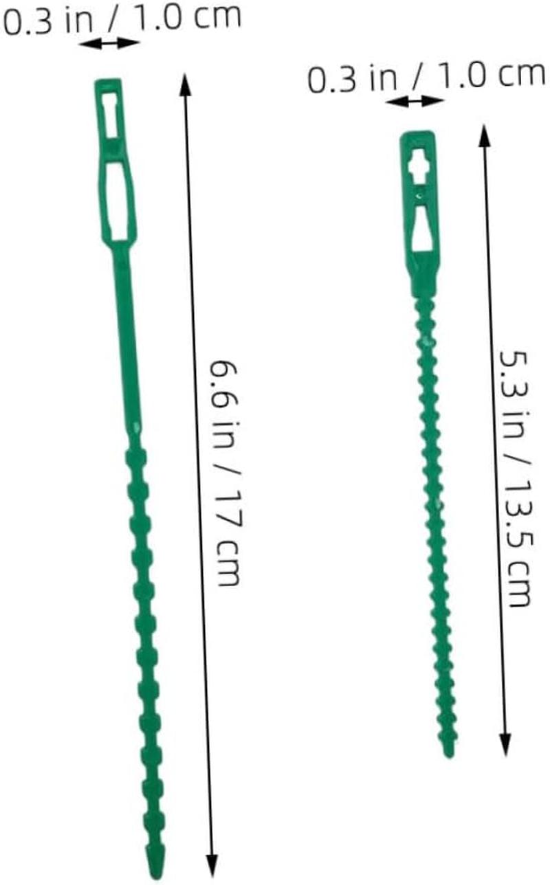 BCOATH 200Pcs Gardening Plant Support Strap Soft Plant Ties Tape for Outdoor Material image number 2