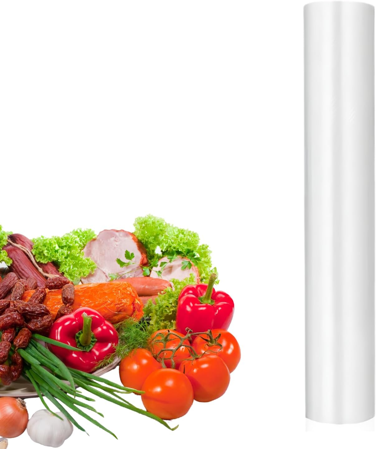 EZONEDEAL Vacuum Sealer Bags | Vacuum Food Sealer Roll Bags 28Cm X 5M Saver Seal Storage Heat Commercial Grade Bag Rolls for Food Saver and Sous Vide (1) image number 1