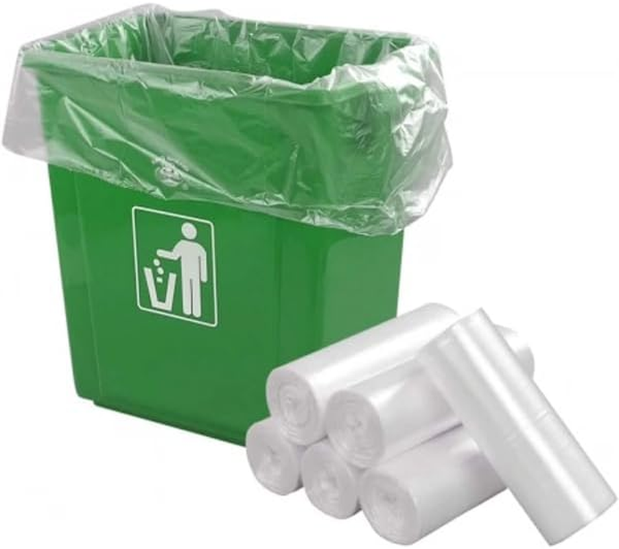 Garbage Bags 240L Carton of 100 - Clear Rubbish Bin Liners 140Cm X 113Cm - 22 Um Medium Thickness - Lavender Scented Waste Bags for Offices, Commercial Spaces, Household & Cleaning image number 1