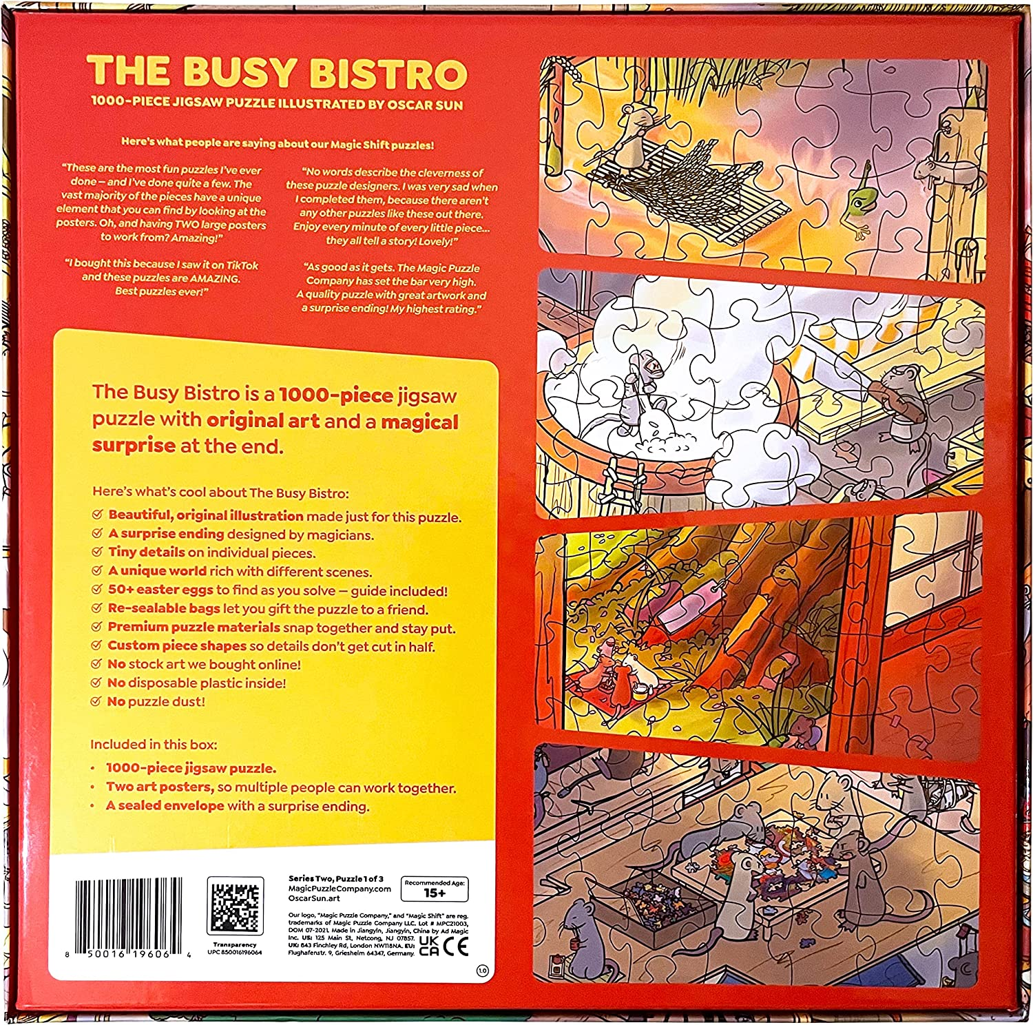 Magic Puzzle Company the Busy Bistro - 1000 Piece Jigsaw Puzzles from The image number 1
