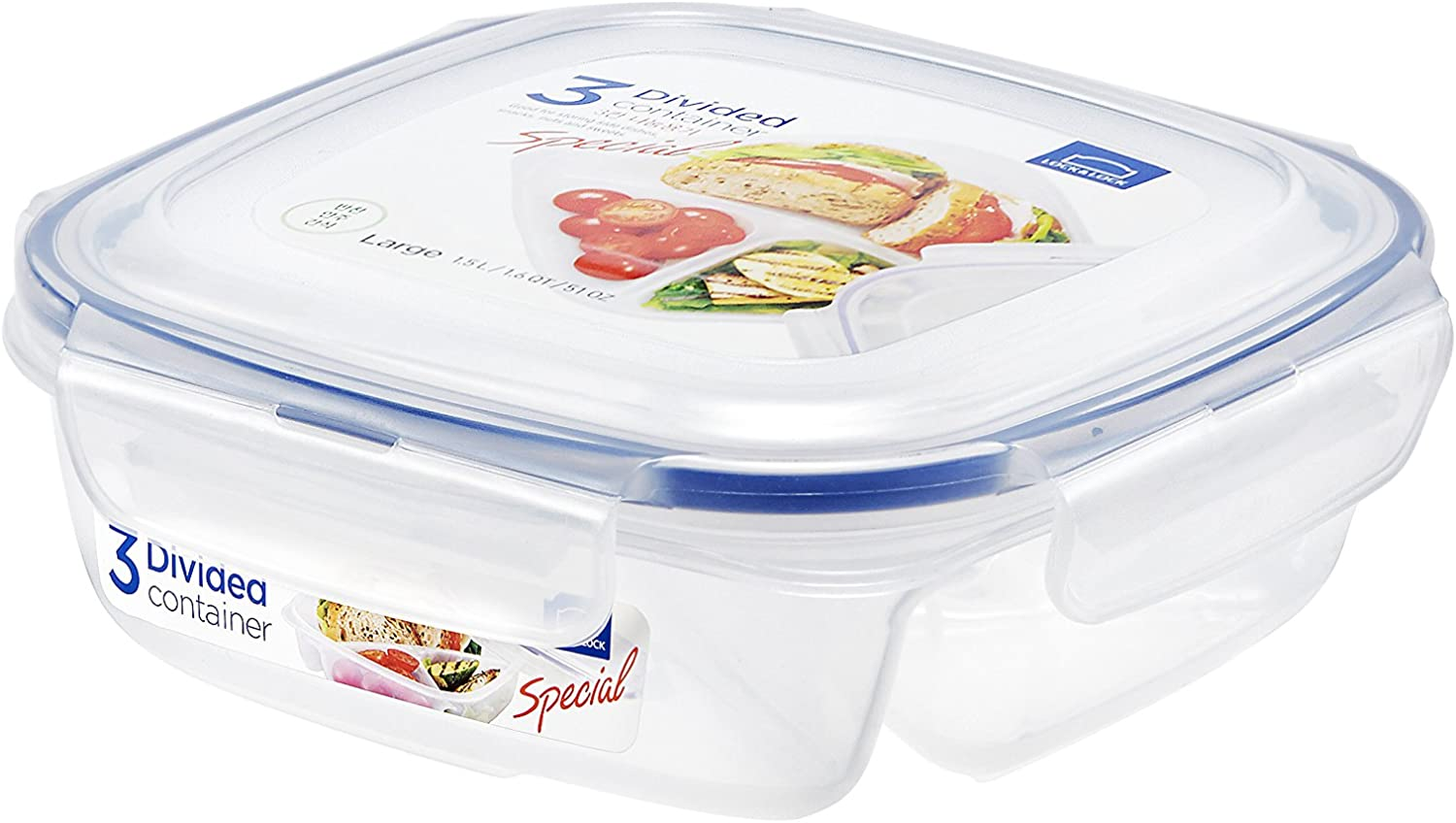 Locknlock Easy Essentials Food Storage Lids/Airtight Containers, BPA Free, Butter-25 Oz, Clear - Butter - 25 Oz, Butter image number 2