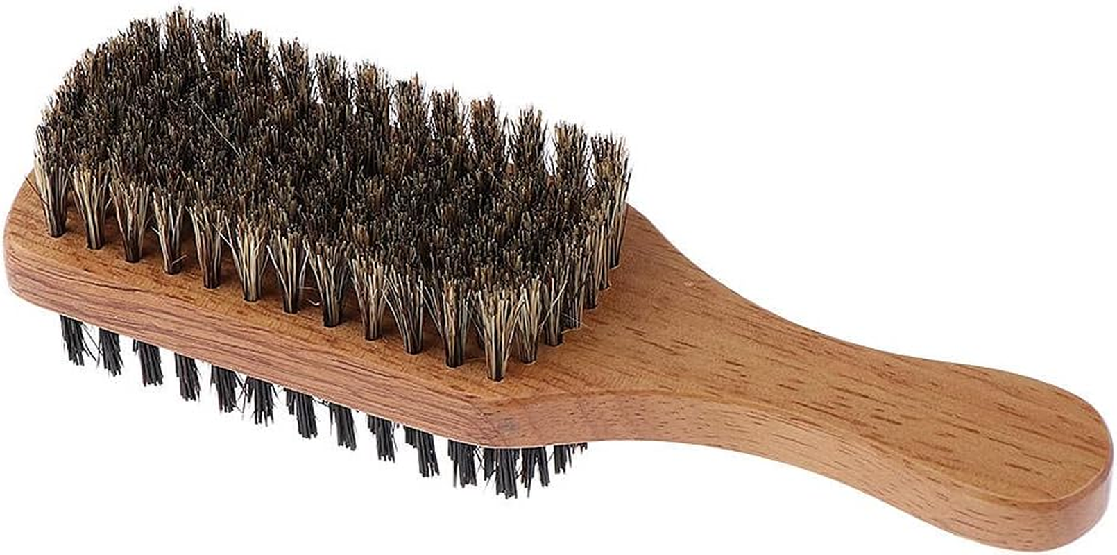 Blesiya Mens Boar Bristle Hair Brush - Natural Wooden Wave Brush for Male - Styling Beard Hairbrush for Fine,Thin,Short,Long,Thick,Curly,Wavy Hair and More - as Described, B image number 2