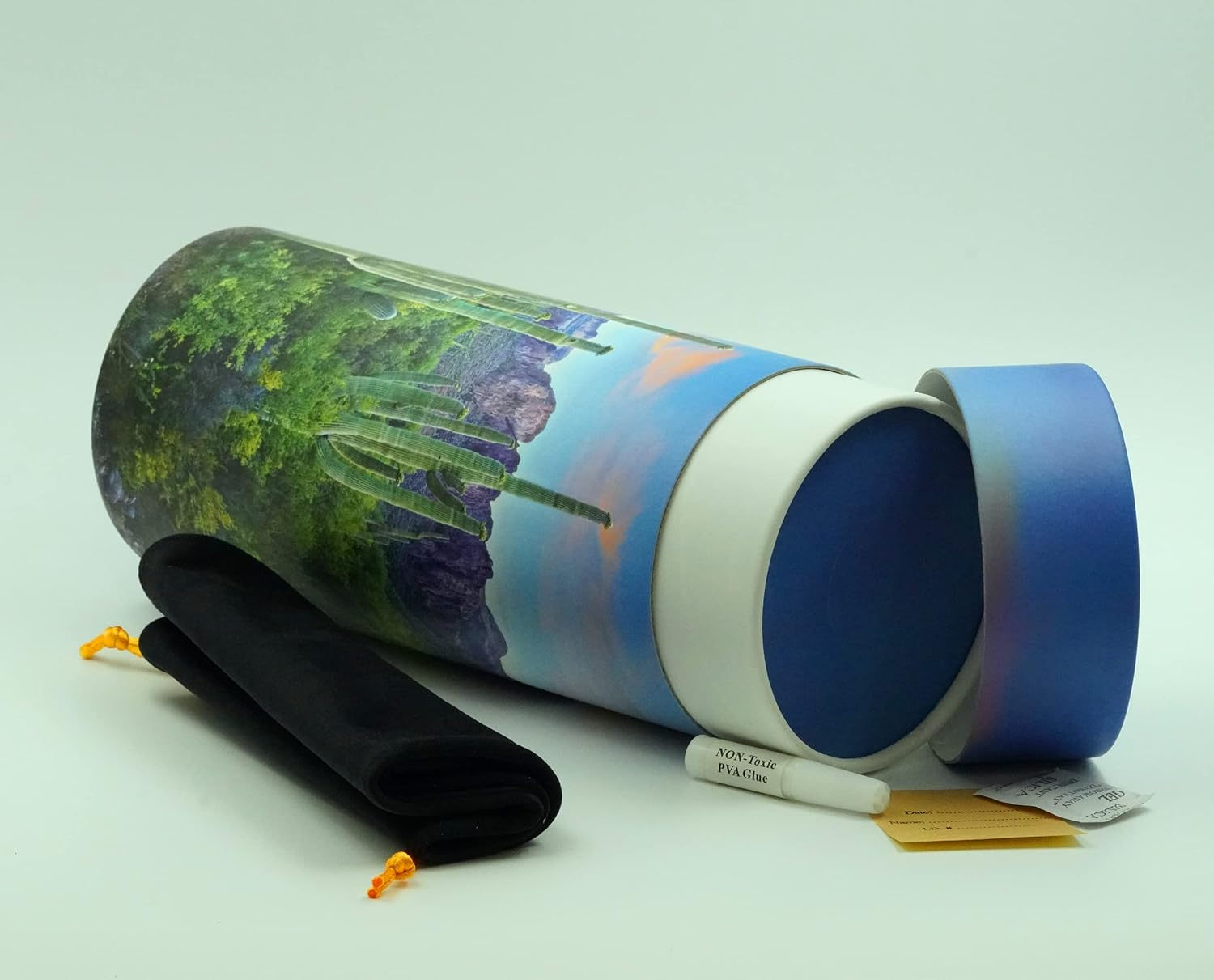 Casket Depot Saguaro Trail Adult Size Memorial Collection Scattering Tube, Biodegradable Urn for Scattering Ashes, Eco Urn (Large Adult 250 Cubic Inches) image number 2