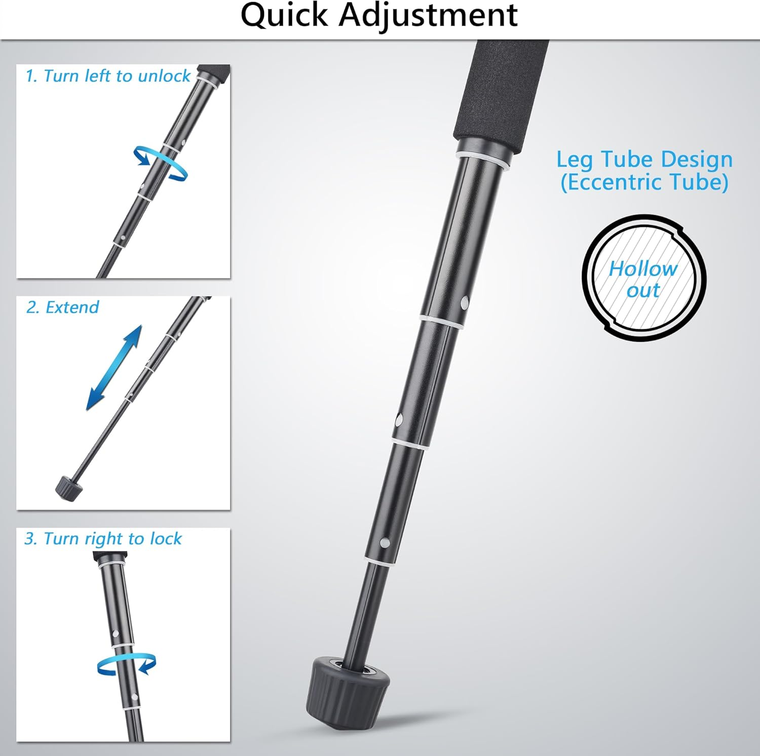 32.3" / 82Cm Mini Desktop Tripod, ARTCISE Portable Compact Desktop Mini Tripod for DSLR Camera Mobile Phone