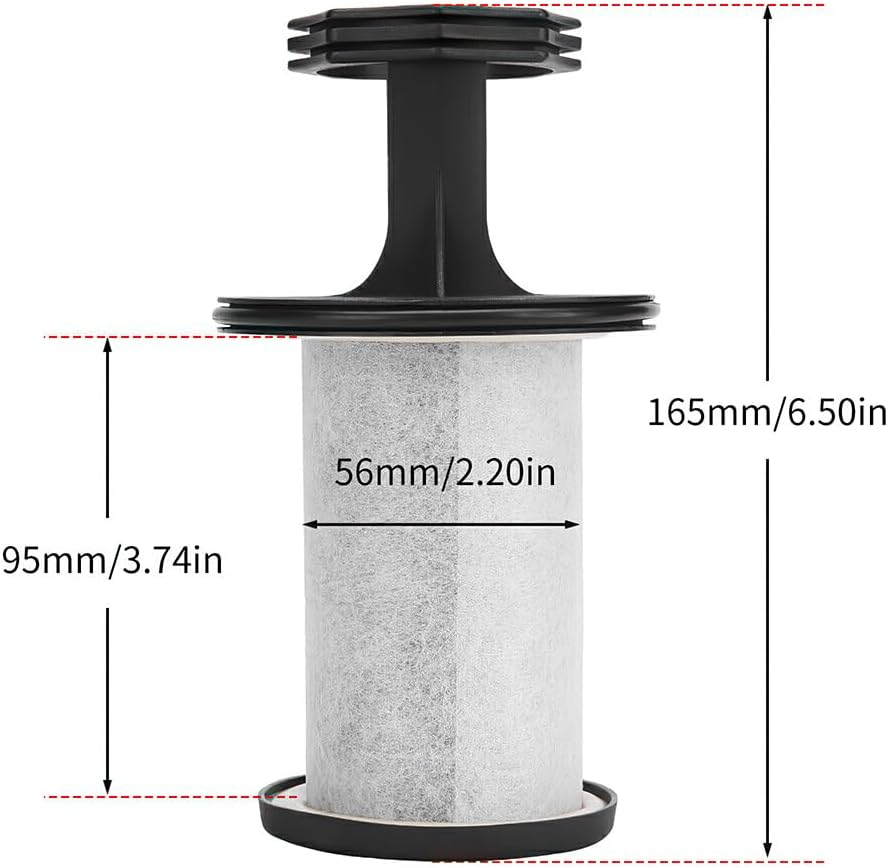 2Pack/Lot Car Oil Separator Filter Element Fits Provent 200 4Wds Vacuum Limiting Valve Oil Trap for Cars image number 1