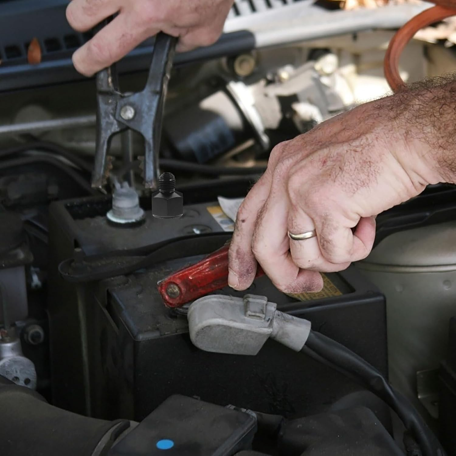 Flare Reducer Hose Adapter to Male to Female Aluminum Fitting for Car Parts Connection Easy Installation Automotive Flare Hose Reducer image number 3