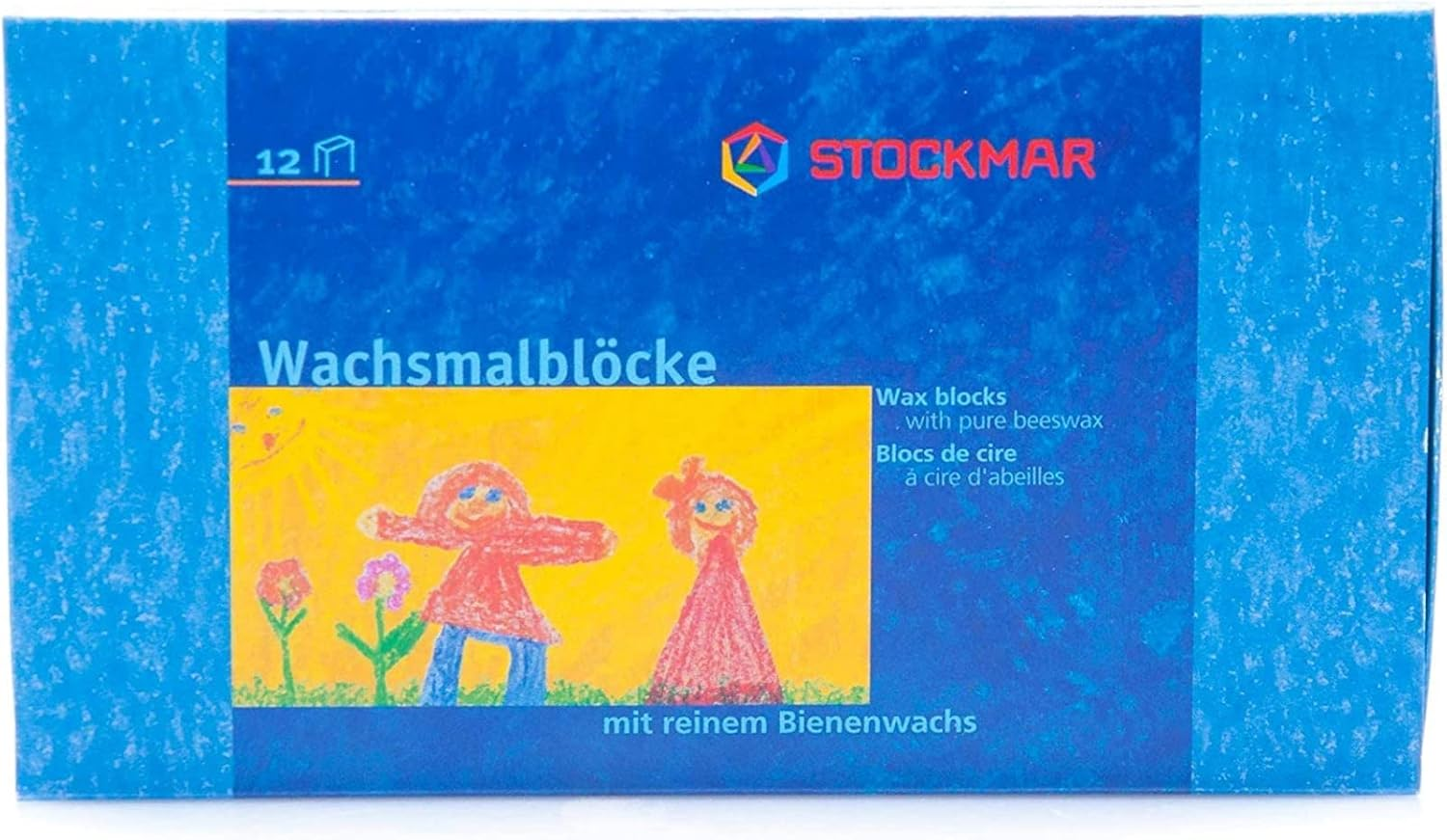 Stockmar Wax Block Crayons Box, Assorted (Pack of 12) image number 3