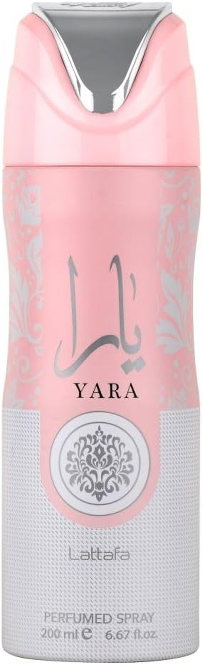 Lattafa Yara Perfumed Deodorant Spray for Unisex, 6.67 Ounce