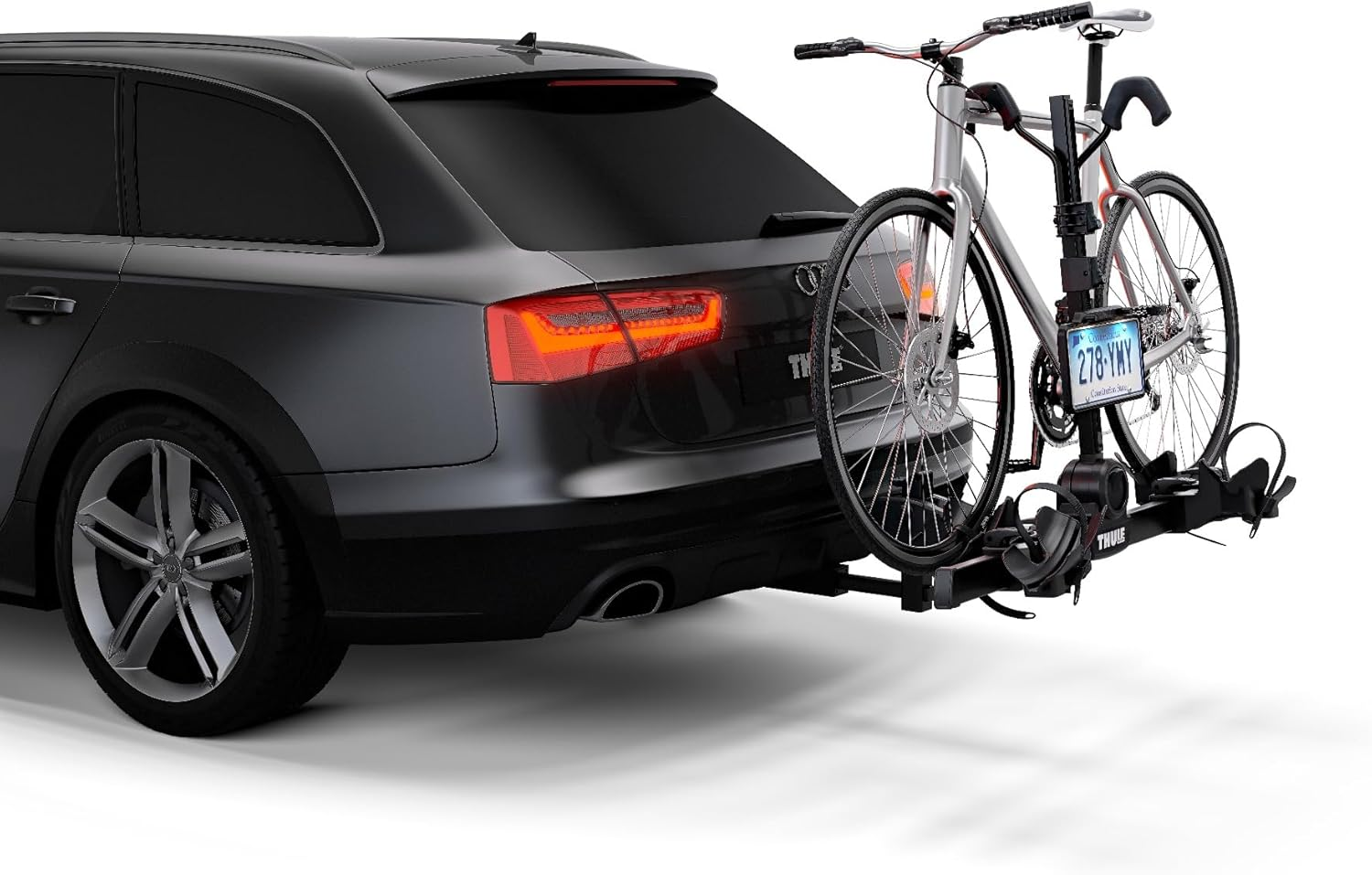 Thule License Plate Holder, Black image number 1