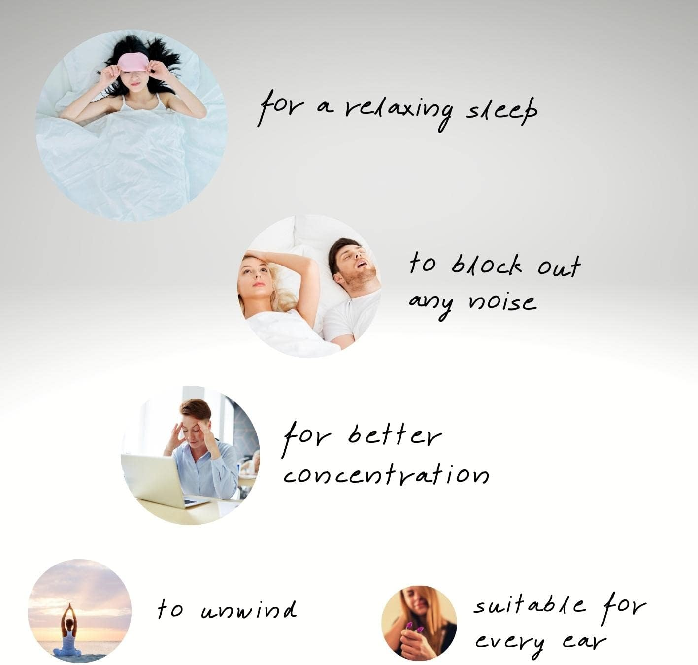 2 Pack of Ohropax Reusable Wax/Cotton Ear Plugs (24 Plugs Total) with Clear Carrying Case image number 4