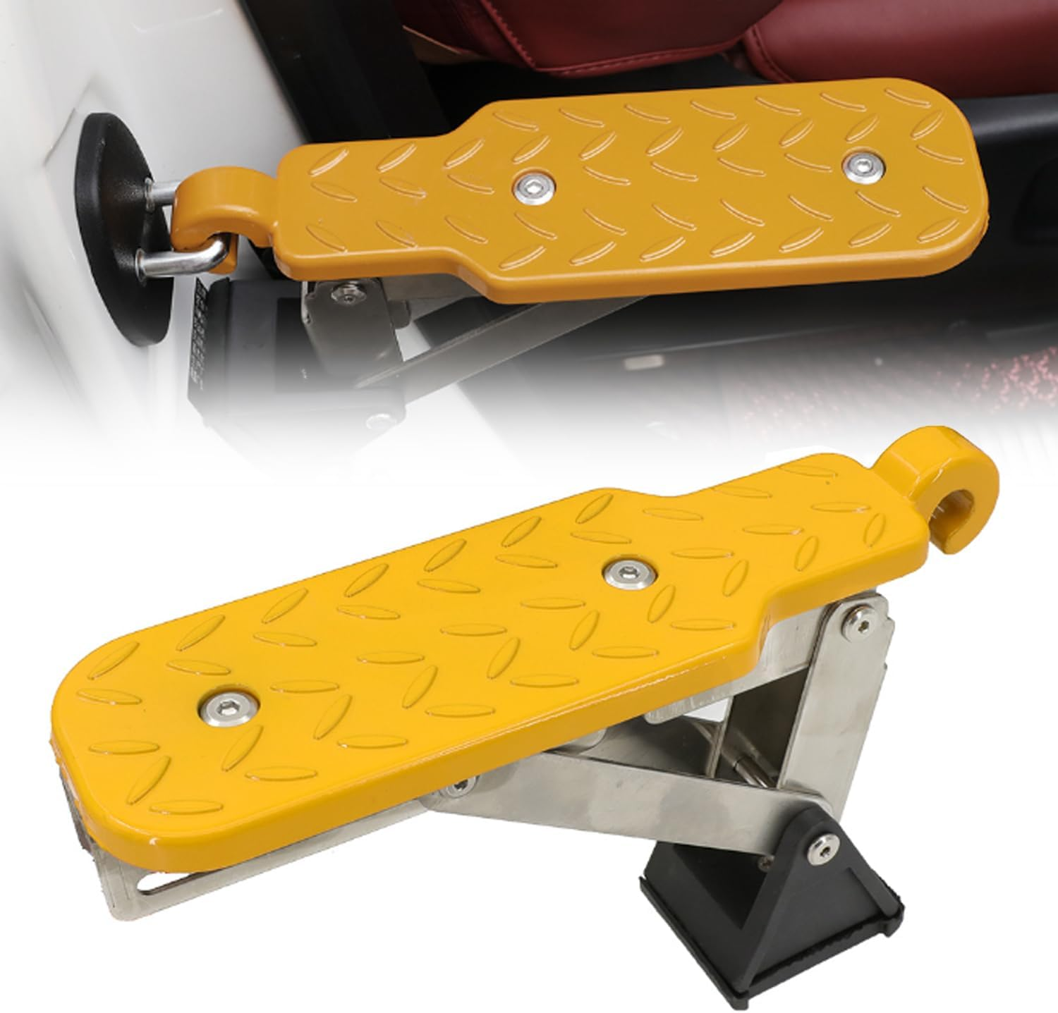 Car Door Step Feet Stand Roof Rack Door Latch Step Universal Adjustable image number 4