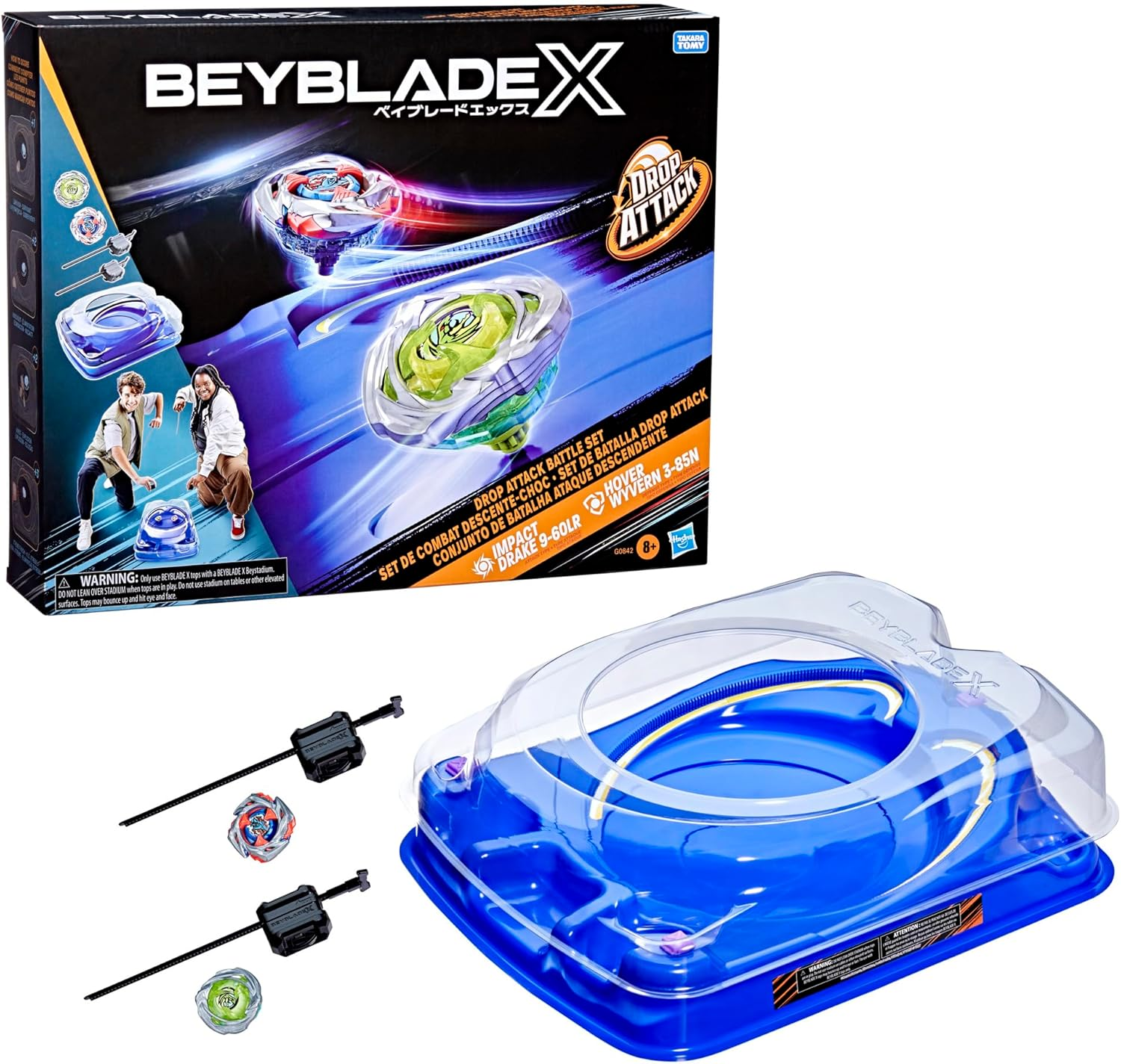 Hasbro Beyblade X Drop Attack Battle Set image number 3