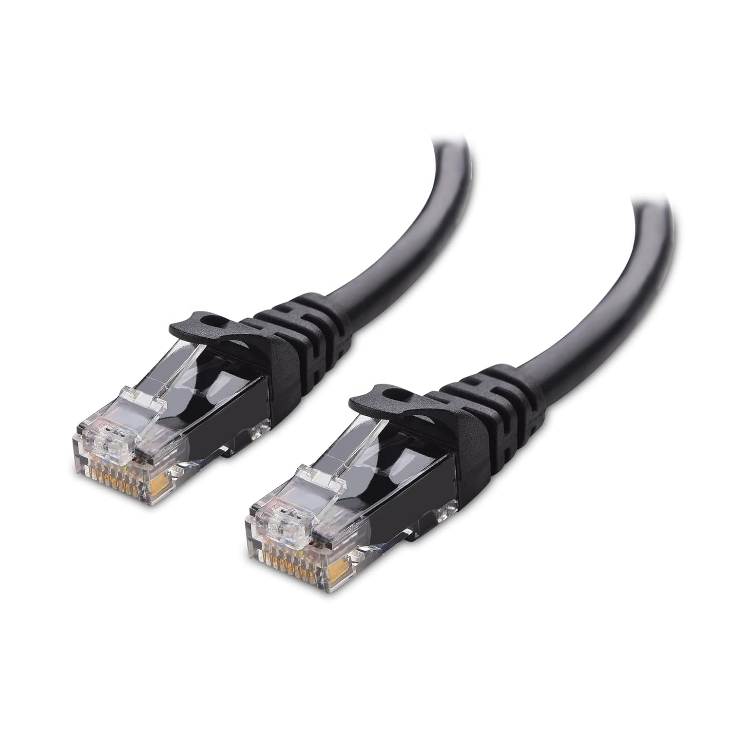 Cable Matters 10Gbps Snagless Short Cat 6 Ethernet Cable - 0.9M, Cat 6 Cable, Cat6 Cord, Ethernet Cord, Black