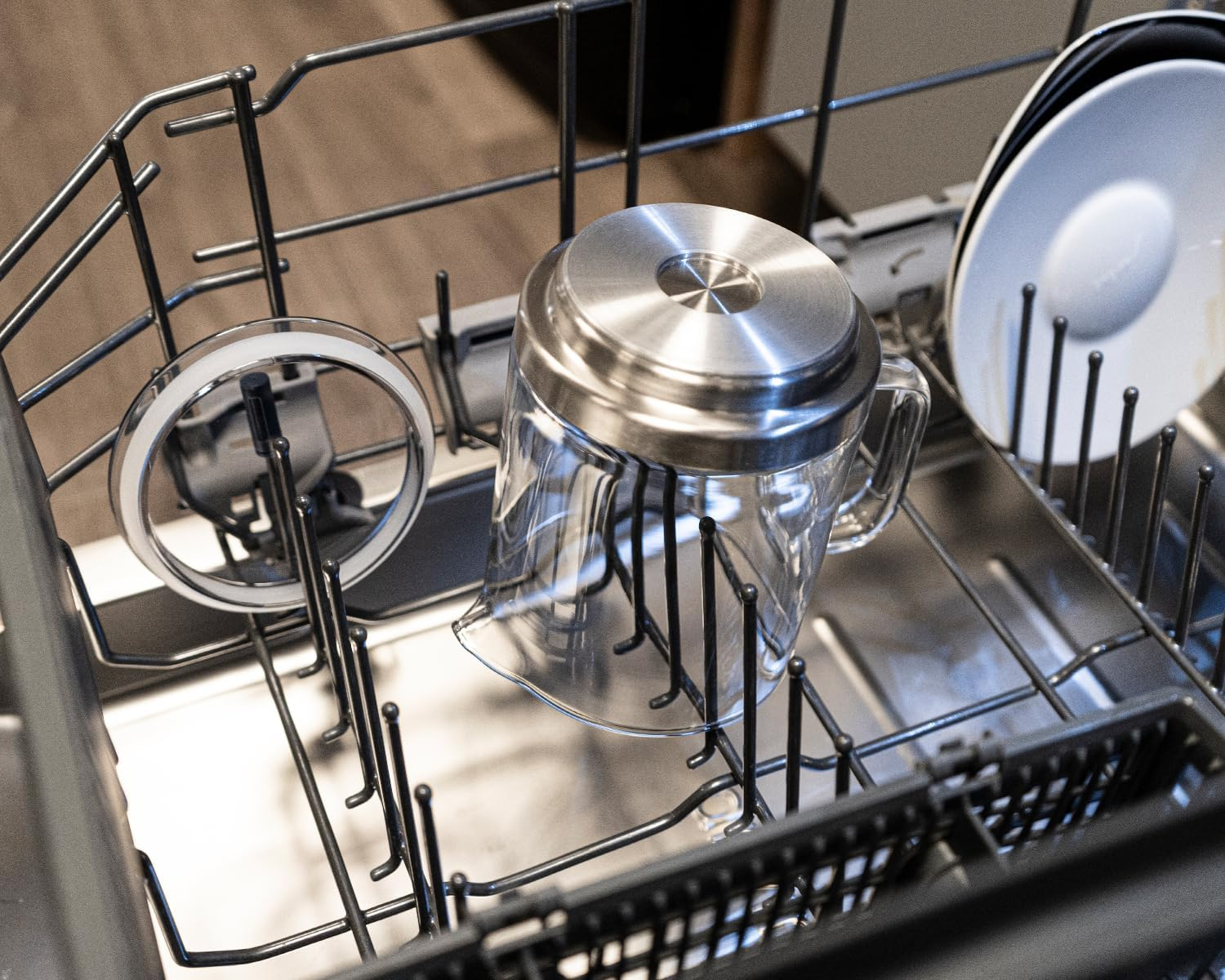 ROMMELSBACHER MS 625 Electric Milk Frother, 500 Ml for Mixing, Glass Jug, 250 Ml for Foaming, 5 Programmes, Hot & Cold Foam or Stir image number 5