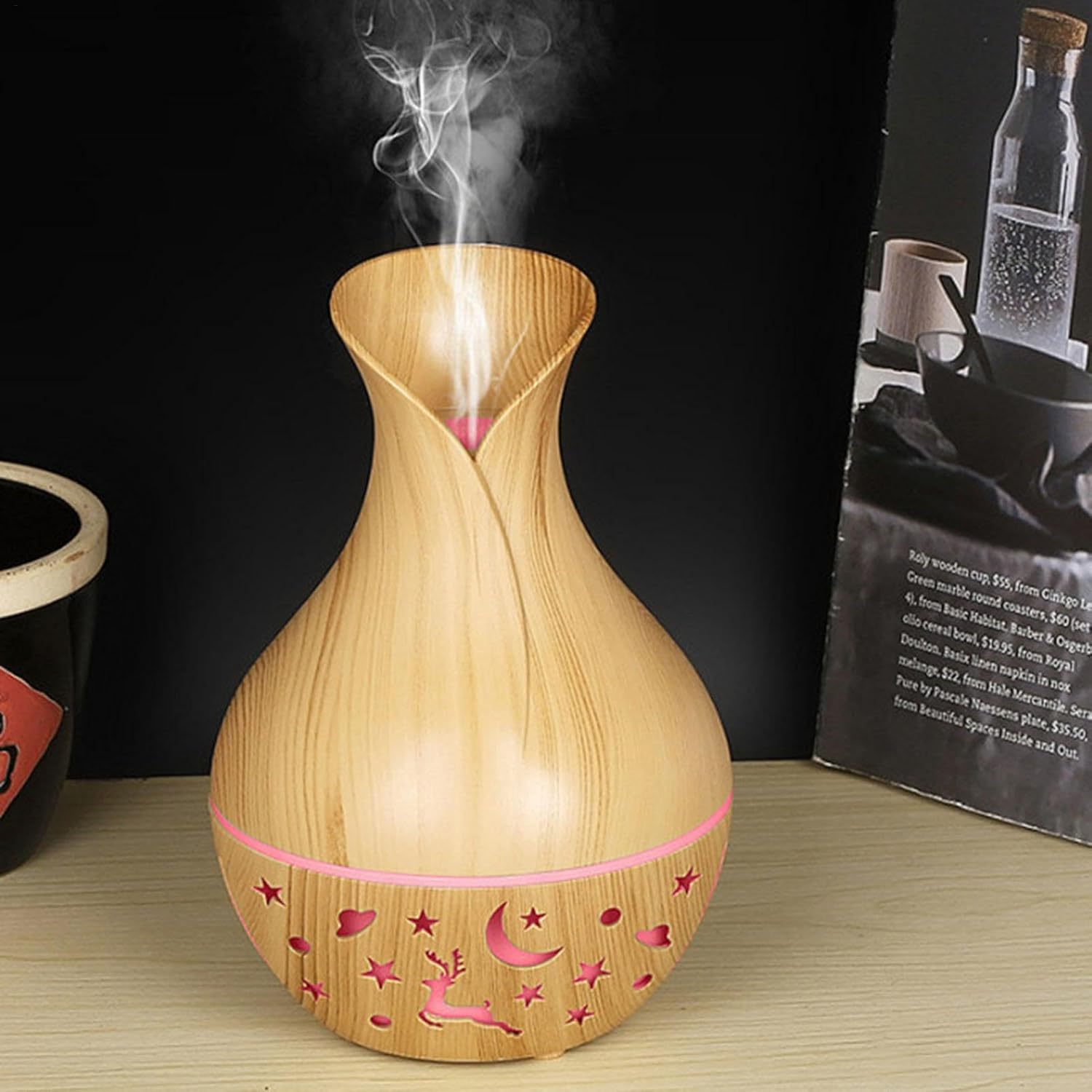 Aromatherapy Diffuser - 200 Ml Aromatherapy Diffuser with Colorful LED Lighting | Upgrade Aroma Diffuser for Large Rooms | Fog Diffusers