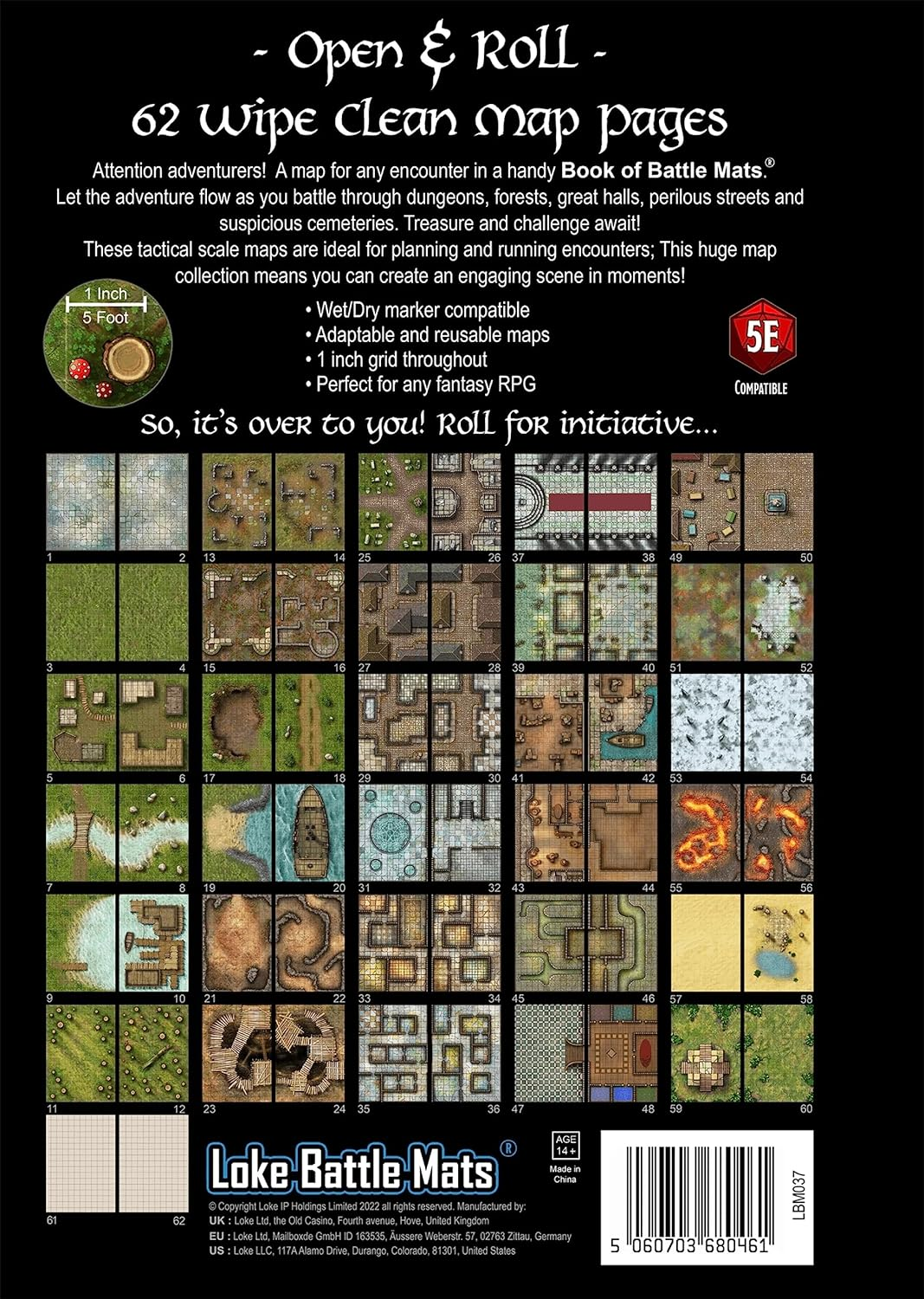 PSI Giant Book of Battle Mats Revised Board Game image number 5