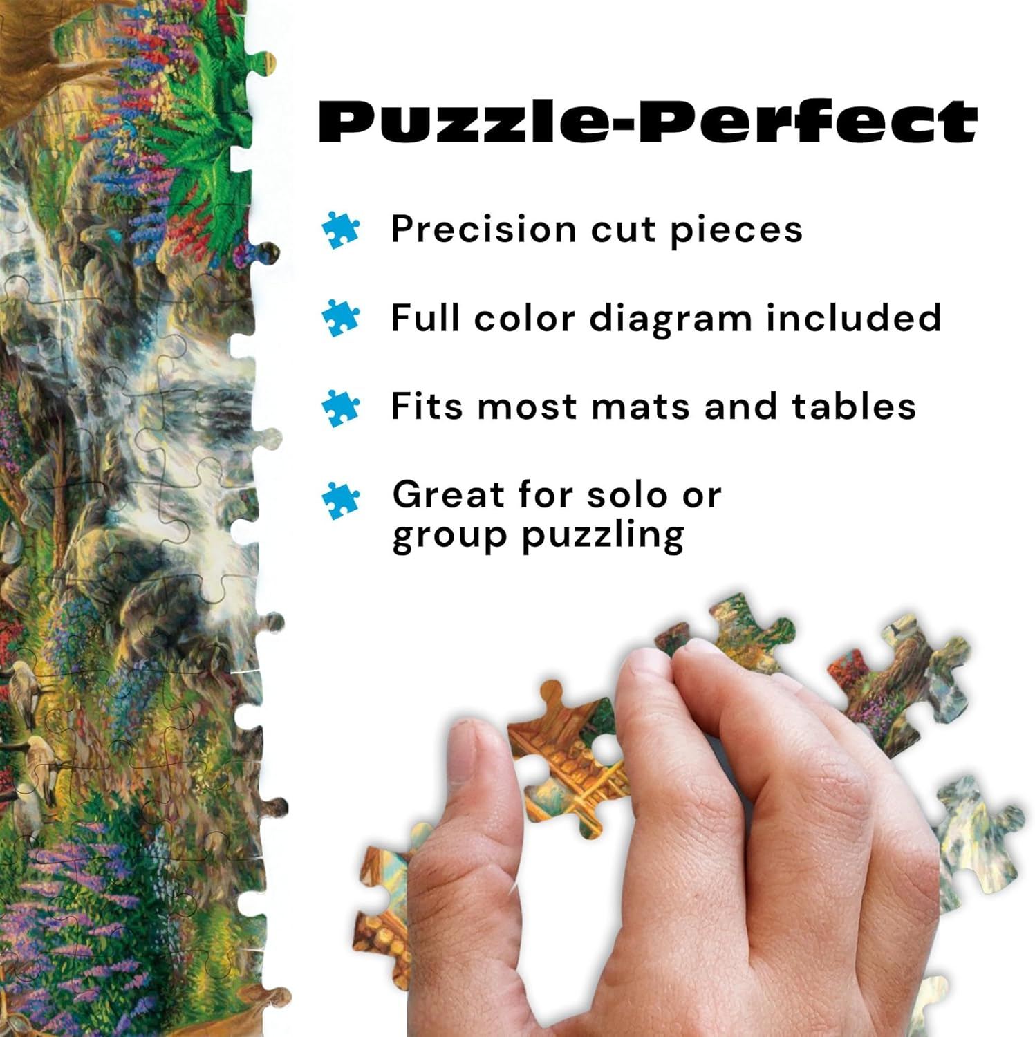 Buffalo Games - Alpine Serenity - 1000 Piece Jigsaw Puzzle with Hidden Images image number 3