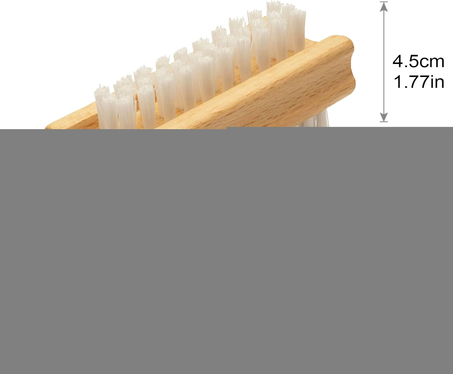 Nail Brushes for Cleaning | 2 Sided Finger Nail Brush | Cleaner Scrubber Manicure Tools with Anti-Slip Handle for Daily Kids Salon Men Women Home