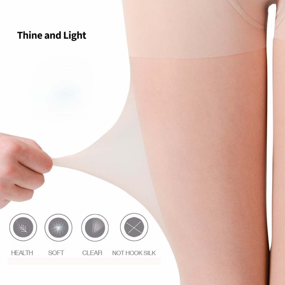 Maternity Pantyhose &ndash; Sheer High Waist Pregnancy Support Tights Hosiery (Grey) image number 3