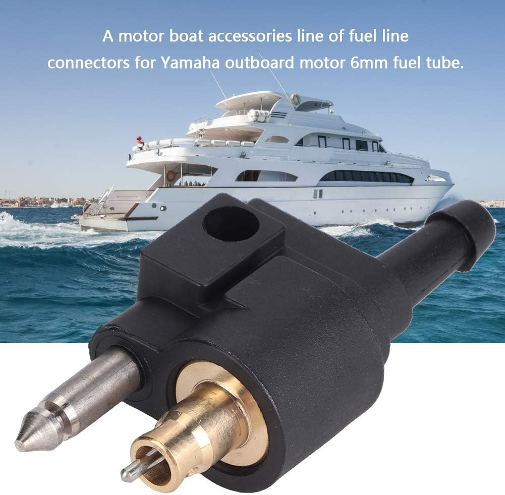 Boat Motor Fuel Connector Pipe Joint for /4 Inch Outboard Motor - Fuel Adapter Kit image number 2