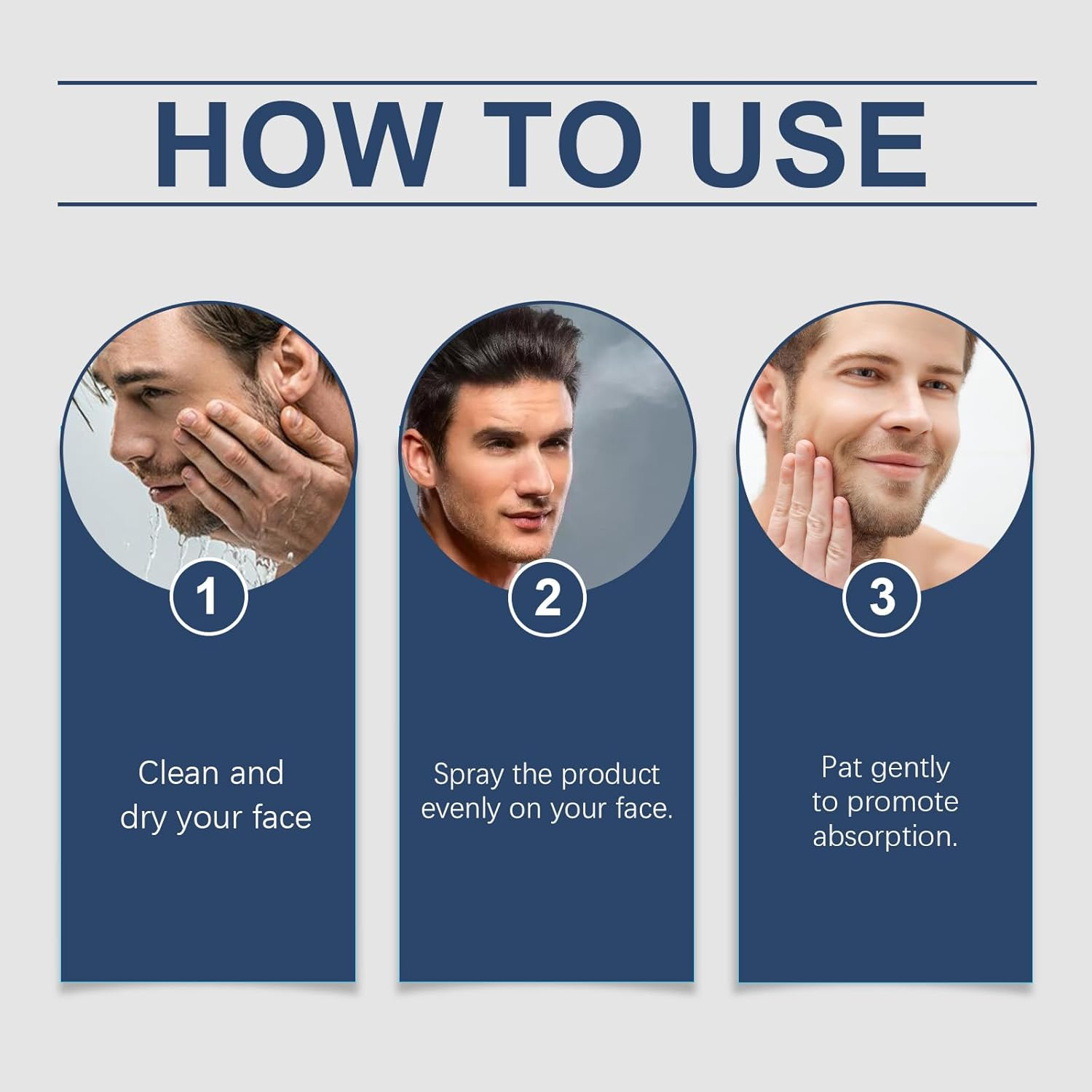 Men'S Facial Moisturising Toner Spray, 100Ml, Anti-Ageing and Firming, Deep Hydration