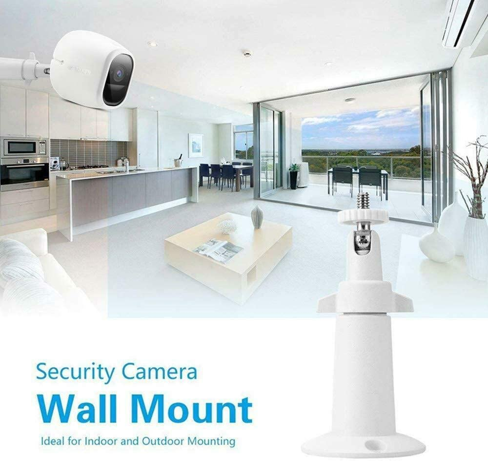 HOLACA Metal Wall Mount for Arlo Pro/Arlo Pro 2/ Arlo Pro 3/Arlo Ultra Adjustable Security Camera Bracket for Ring Stick up Cam, Eufycam 2/2C/E Camera (White, 3Pack) image number 5