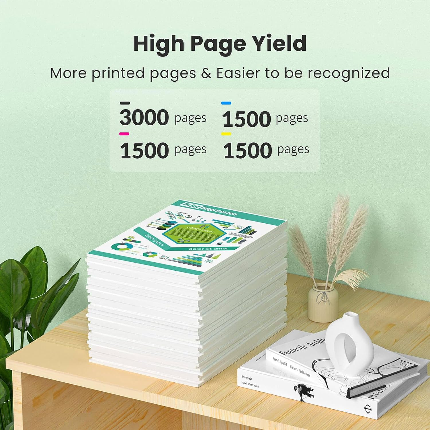 LC3319XL Ink Cartridges Compatible for Brother LC-3319, Use with MFC-J5330DW MFC-J5730DW MFC-J6530DW MFC-J6730DW MFC-J6930DW Printer - 2 Black 1 Cyan 1 Magenta 1 Yellow image number 6