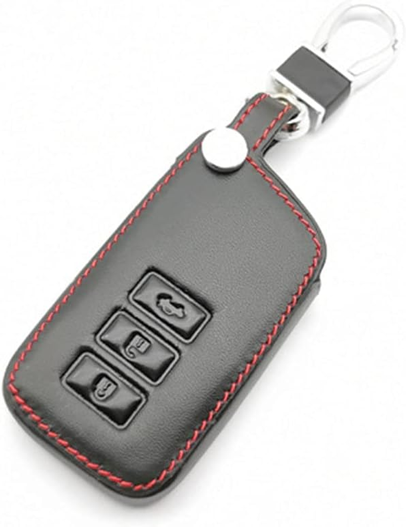 YJADHU Leather Car Key Case Cover Holder Keychain Case, Fit for Lexus CT200H ES350 GX400 GS350 IS250 RC350 RX300 LX570 Nx300H 450,B Styles