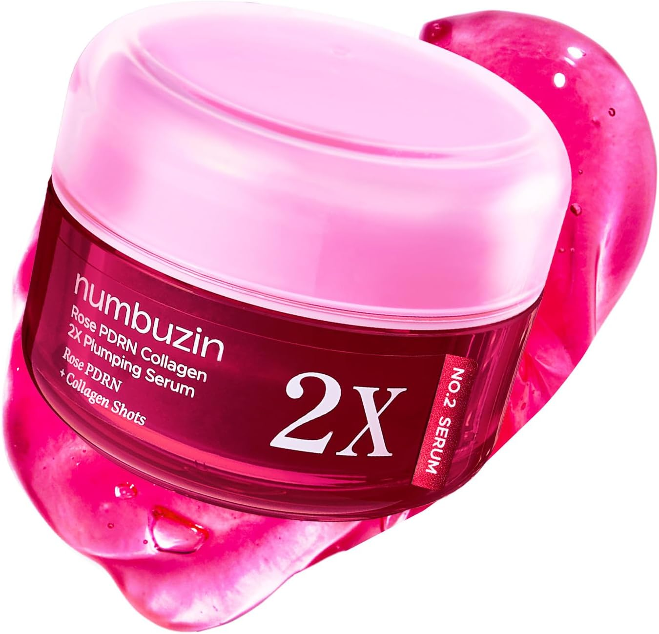 Numbuzin No.2X Serum | Rose PDRN Collagen 2X Plumping Serum | Glowing, Hydrating, Firming, Korean Skincare | Collagen, Peptides, PDRN | for Dry, Combination Skin | 1.01 Fl.Oz. image number 4