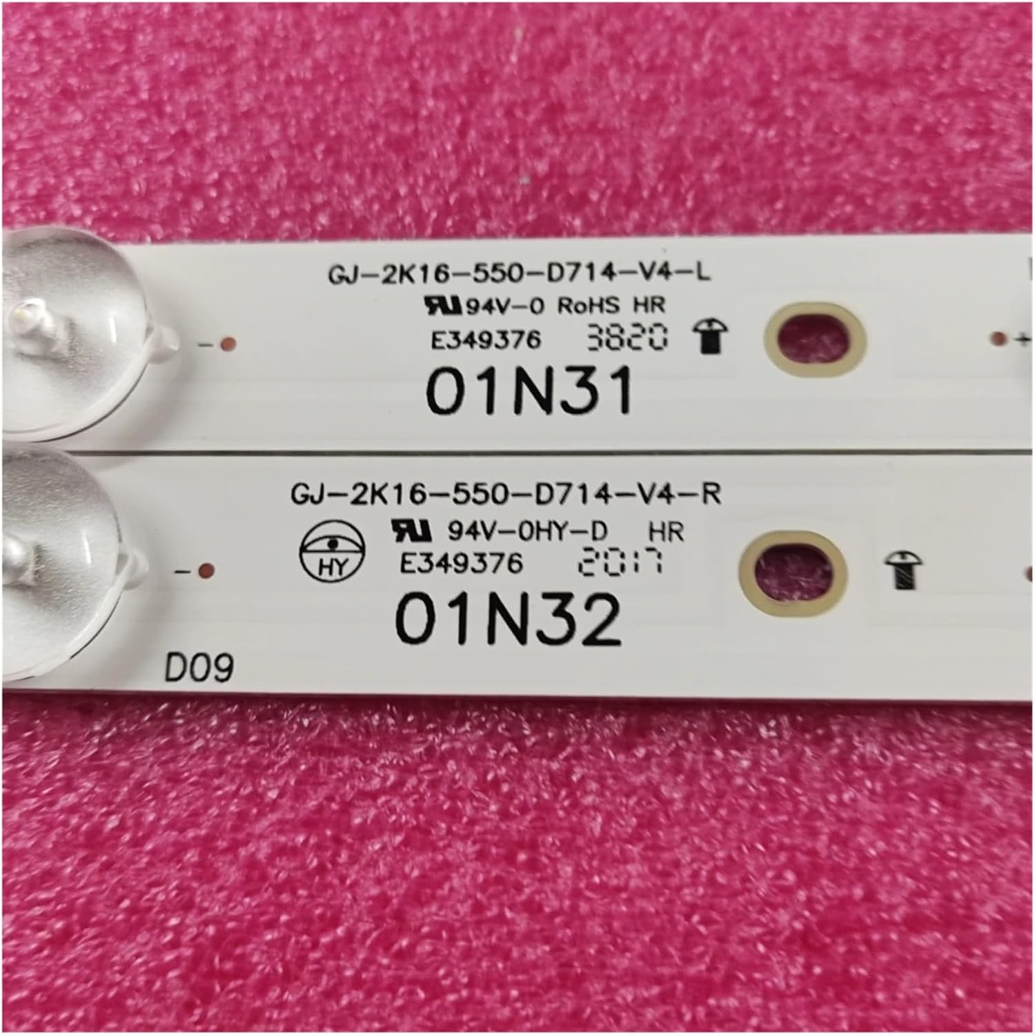 LED Strips for 55 TV E.-VERLIGHT LBM550M0701 LF 2 LB-PM3030-GJD2P5557X14AGF2-L-Y 55PUT6801 LB55072 KDL-55WD655 KD-55X6000D image number 4