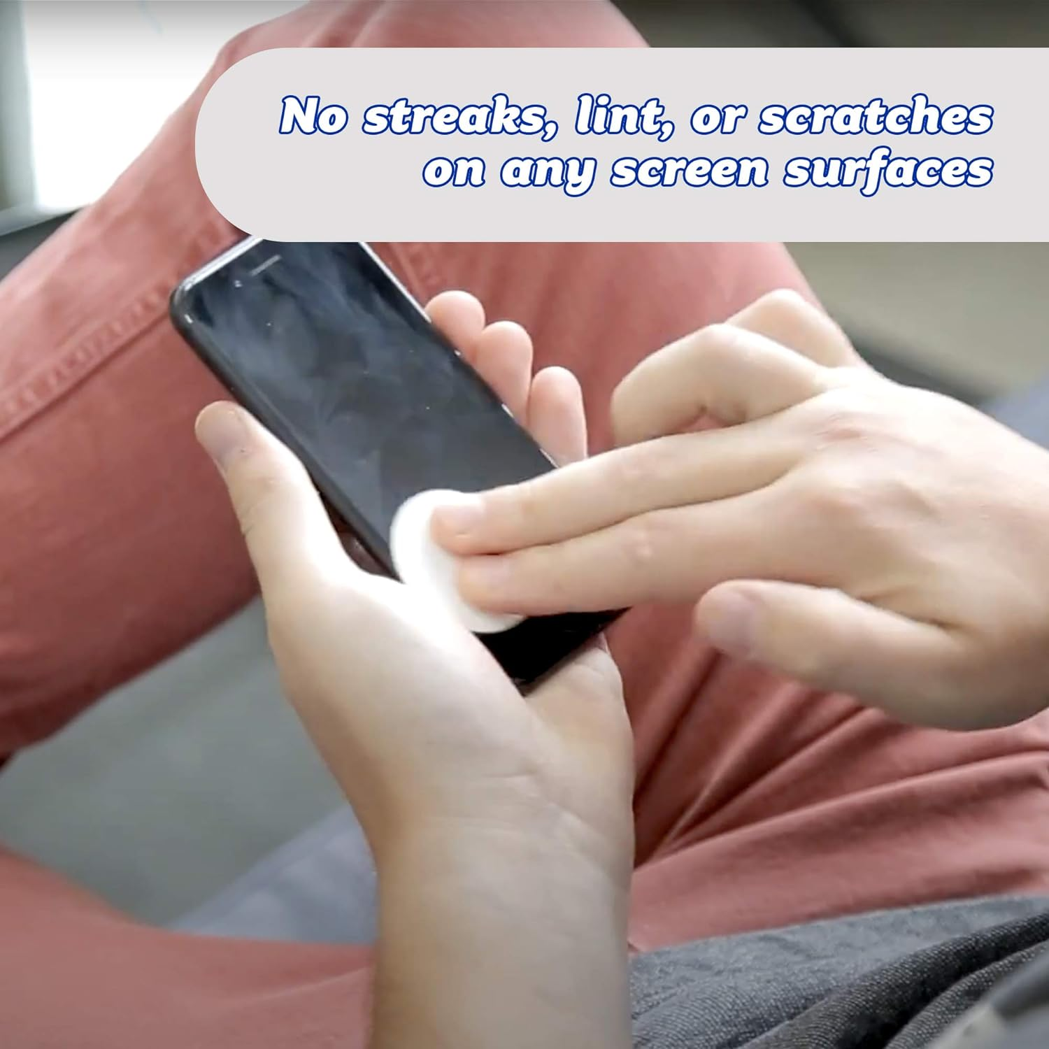 Screen Daddy Colors (3 Pack) - Microfiber Cleaning Pad for Phones, Tablet, Glasses - Sticky Gel Backing on Device Storage - Washable and Reusable image number 6