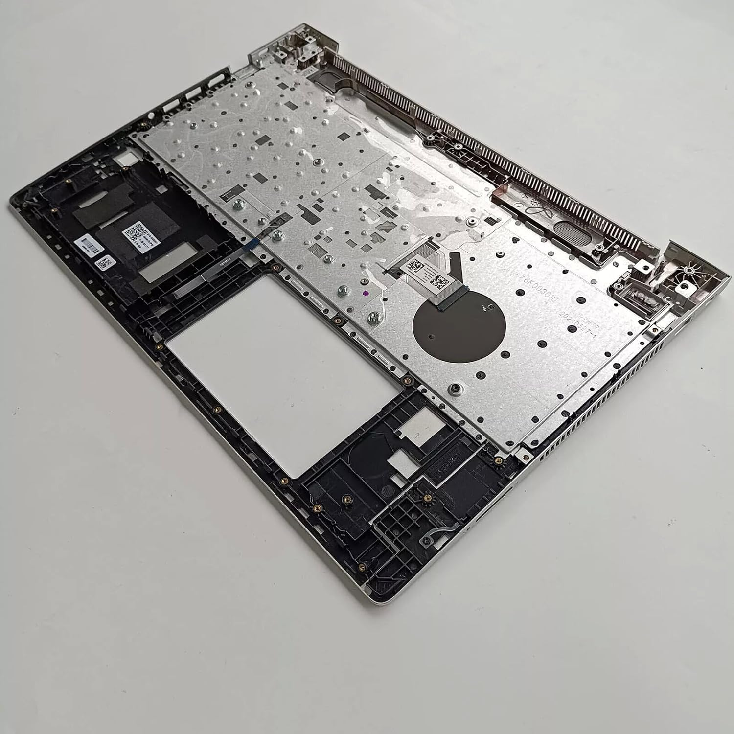 Wzqrps New Replacement for HP Probook 450 G6 450 G7 Laptop Upper Case Palmrest Backlit Keyboard Assembly Part L45090-001 4BX8KTATP00 Silver image number 1