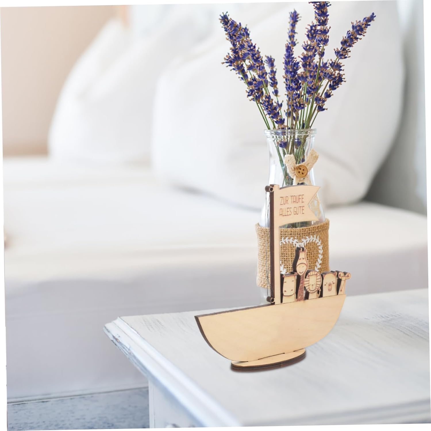 Wooden Ark Money Clip for Boy Baptism Baptism for Girl Christening Decorations image number 4