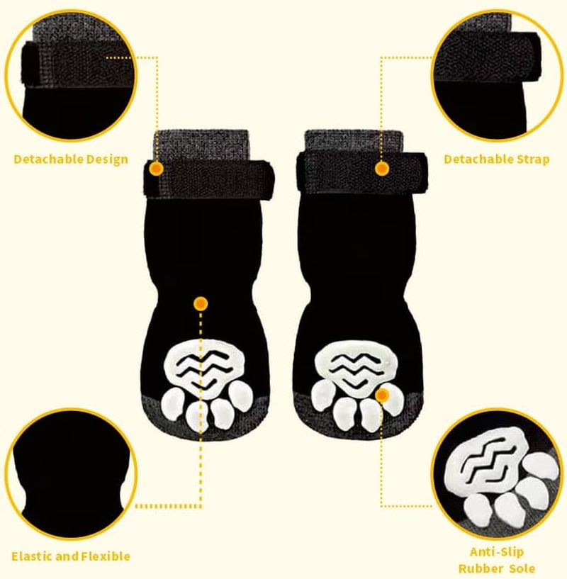 Dog Socks (Black S) image number 2