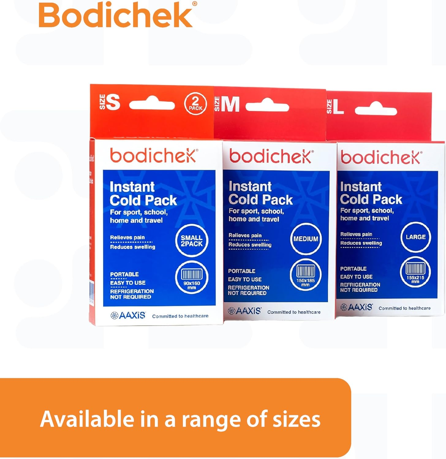 Bodichek Instant Cold Pack Small 9Cm X 16Cm 2 Pack image number 5