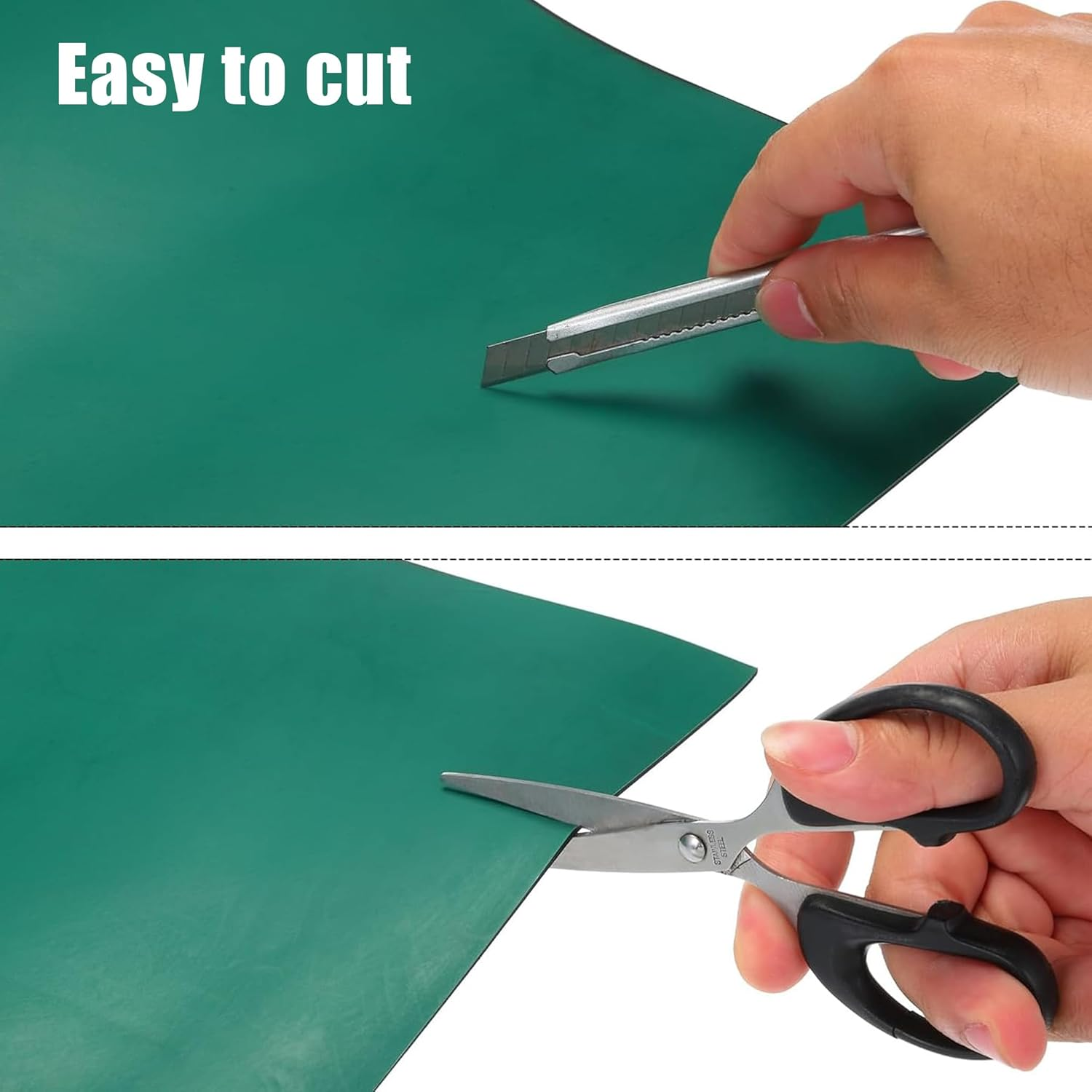 Iikare ESD Soldering Mat, 100X60Cm Large Heat Resistant anti Static Silicone Work Mat for Electronics Repair, PC Motherboard and Phone Soldering Station