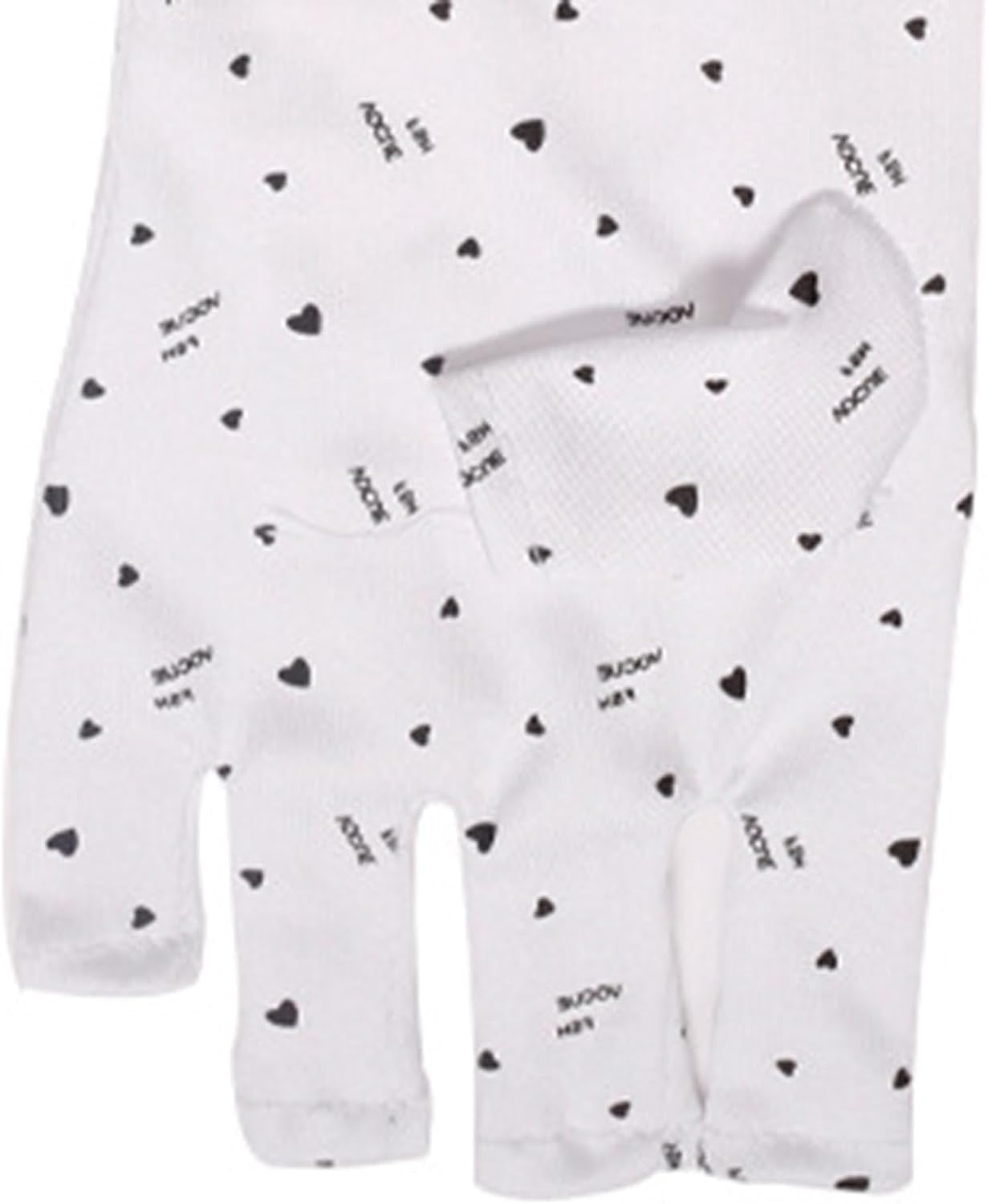 TENOL 2 Pieces Uv Protection Fingerless Gloves,Uv Shield Gloves Skincare,Durable Lightweight Portable Sun Protection Gloves for Nail Lamp Making Gel,Women, Long image number 5