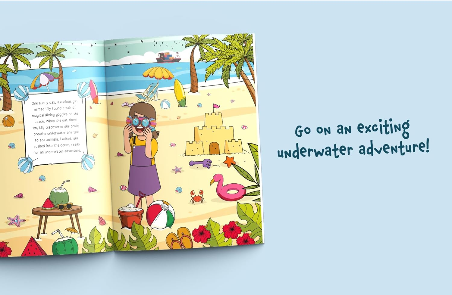 I Spy Ocean Animals: Spot Sharks, Dolphins, Whales & More on an Exciting Underwater Adventure! a Cute Search and Find Book for Toddlers image number 4