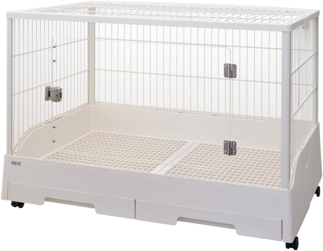 Clear Front 80 Clear Acrylic Panel, Large Door, Easy to Clean, Drawer, Toilet Included, for Rabbits and Small Animals, W32.3 X D21.5 X H23.2 Inches (81.5 X 54.5 X 59.0 Cm) image number 5