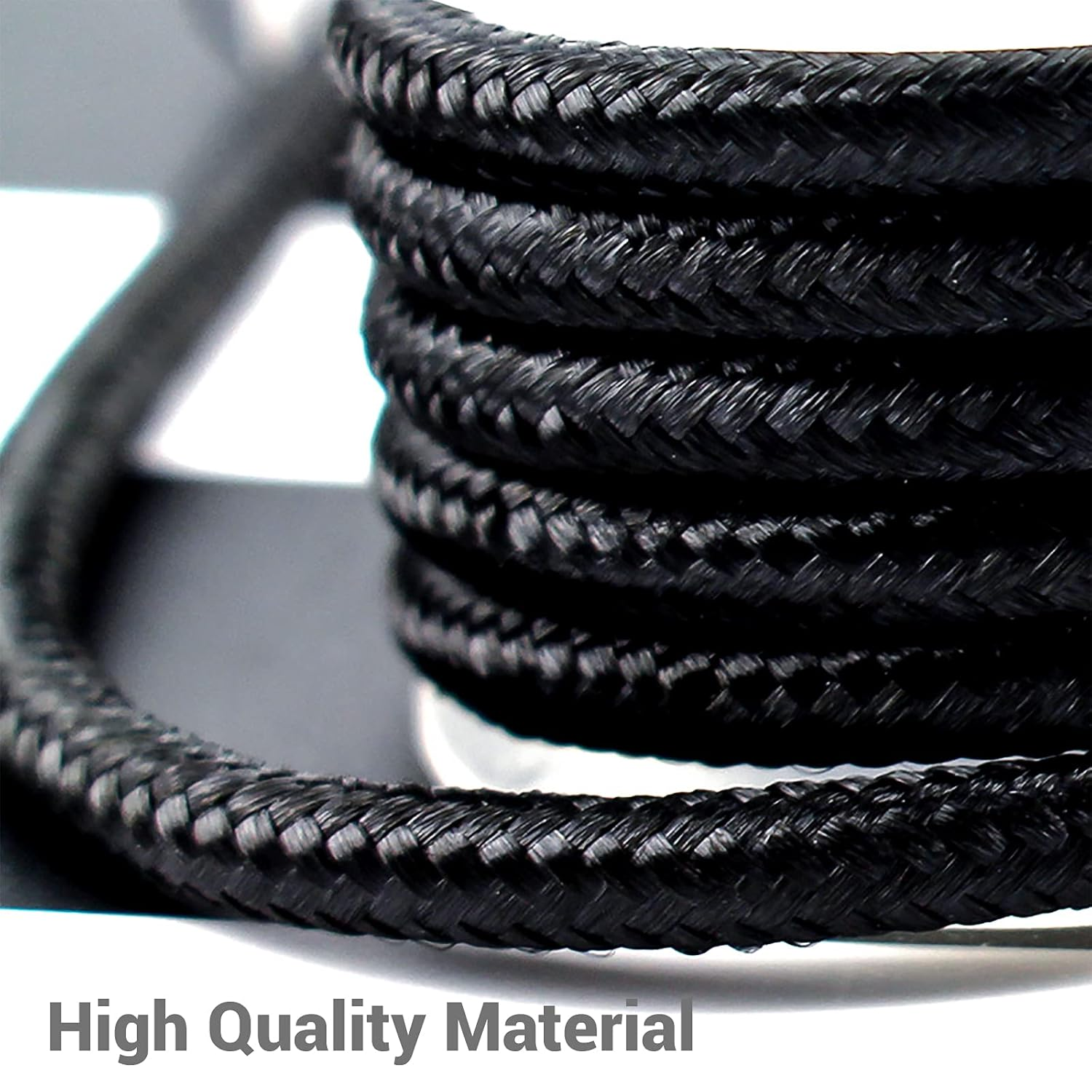 Short USB C Cable [4-Pack 20Cm], SUMPK 3A Fast Charging USB 2.0 Data Transfer to Type C Phone Charger Cord Nylon Braided Compatible with Charging Station image number 2