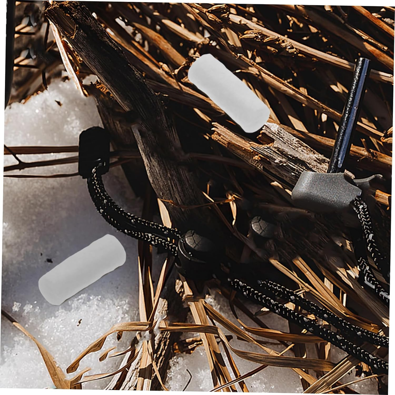 Kisangel 10 Pack Quick Ignition Camping Fire Starters Absorbent Cotton Wicks for Easy Outdoor Fire Lighting image number 6