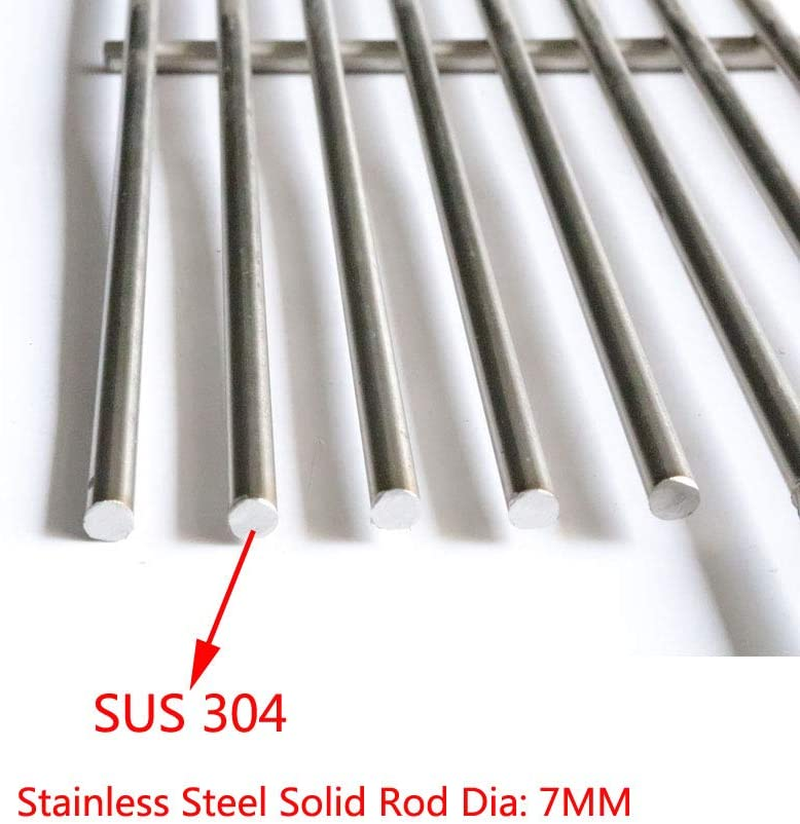 S6505A (3-Pack) Stainless Steel Cooking Grid Grates for Chargriller 3001, 3008, 3030, 4000, 5050, 5252,5650,King Griller 3008 5252 Set of 3 image number 6