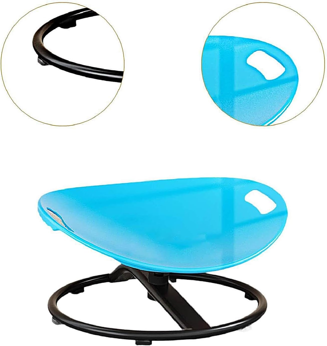 Sensory Swivel Chair - Fun Wobble Chair for Improved Balance &Coordination | Interactive Sensory Toy | Ideal for Birthdays &Indoor Play(Blue) image number 3