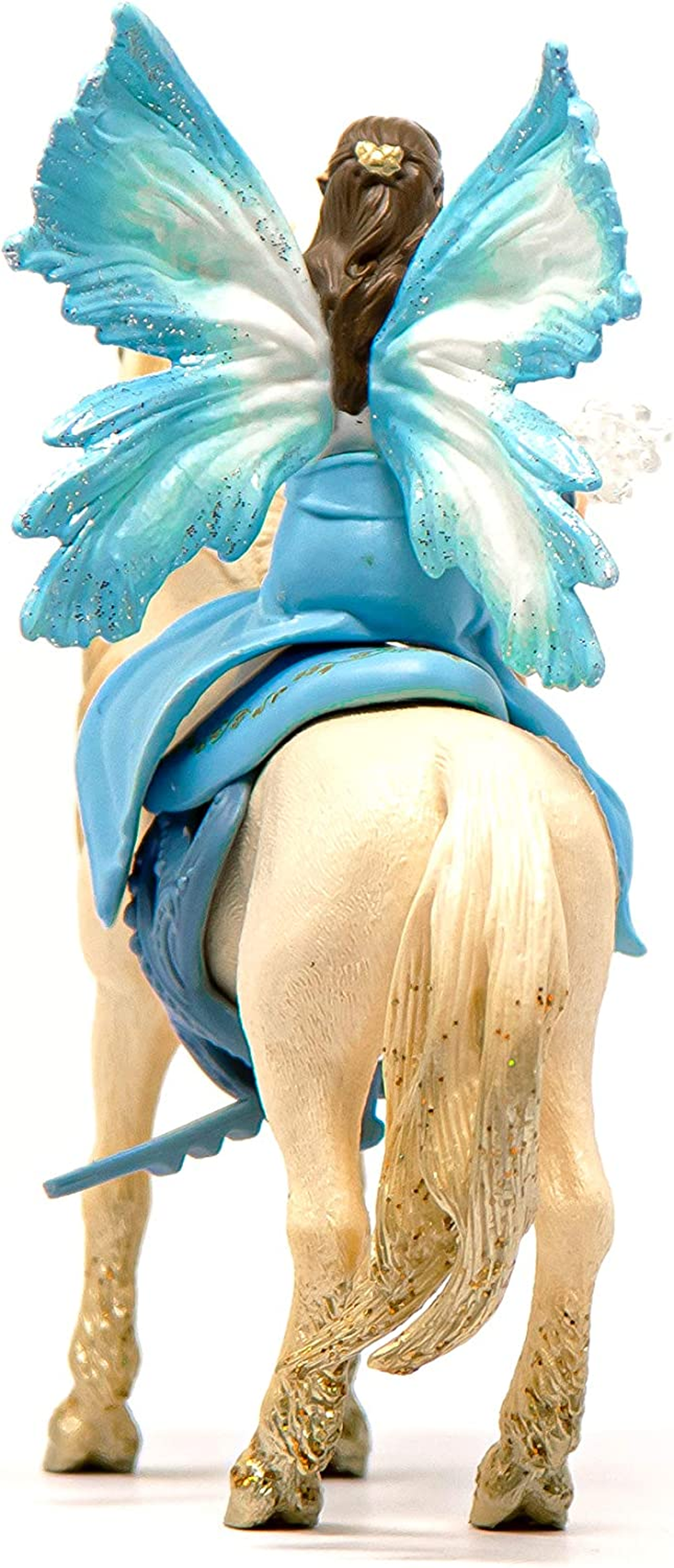 Schleich Bayala Unicorn Toys for Girls and Boys Mermaid Eyela Doll Riding on Golden Unicorn Figurine, Ages 5+ image number 2