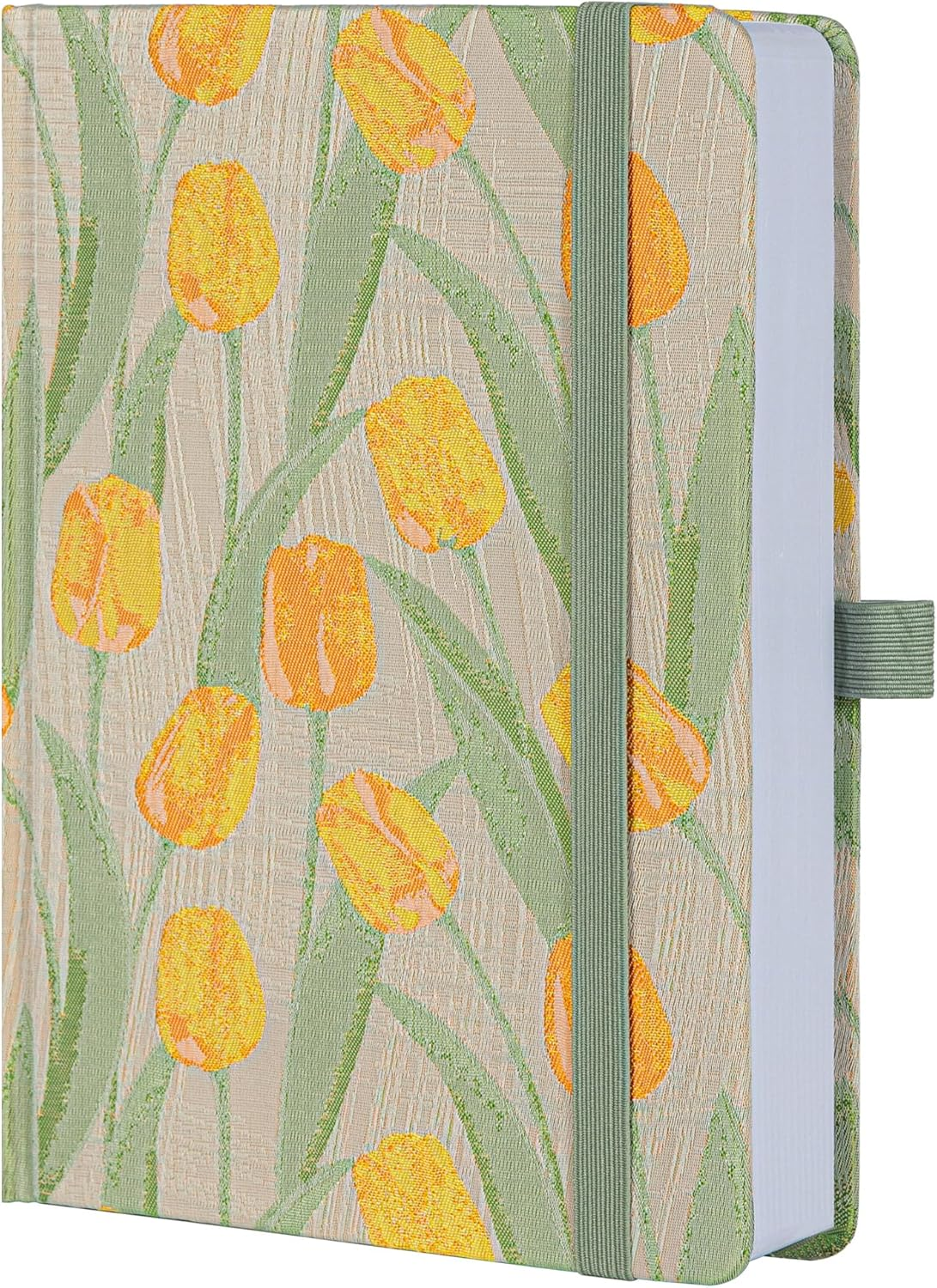 TIEFOSSI Lined Journals for Writing Aesthetic Floral Notebook, College Ruled Notebook A5 Hardcover Notebooks for Women & Girls, 100GSM 316 Numbered Pages, Travel, Business, Work, Office, School Taking - Blue image number 4