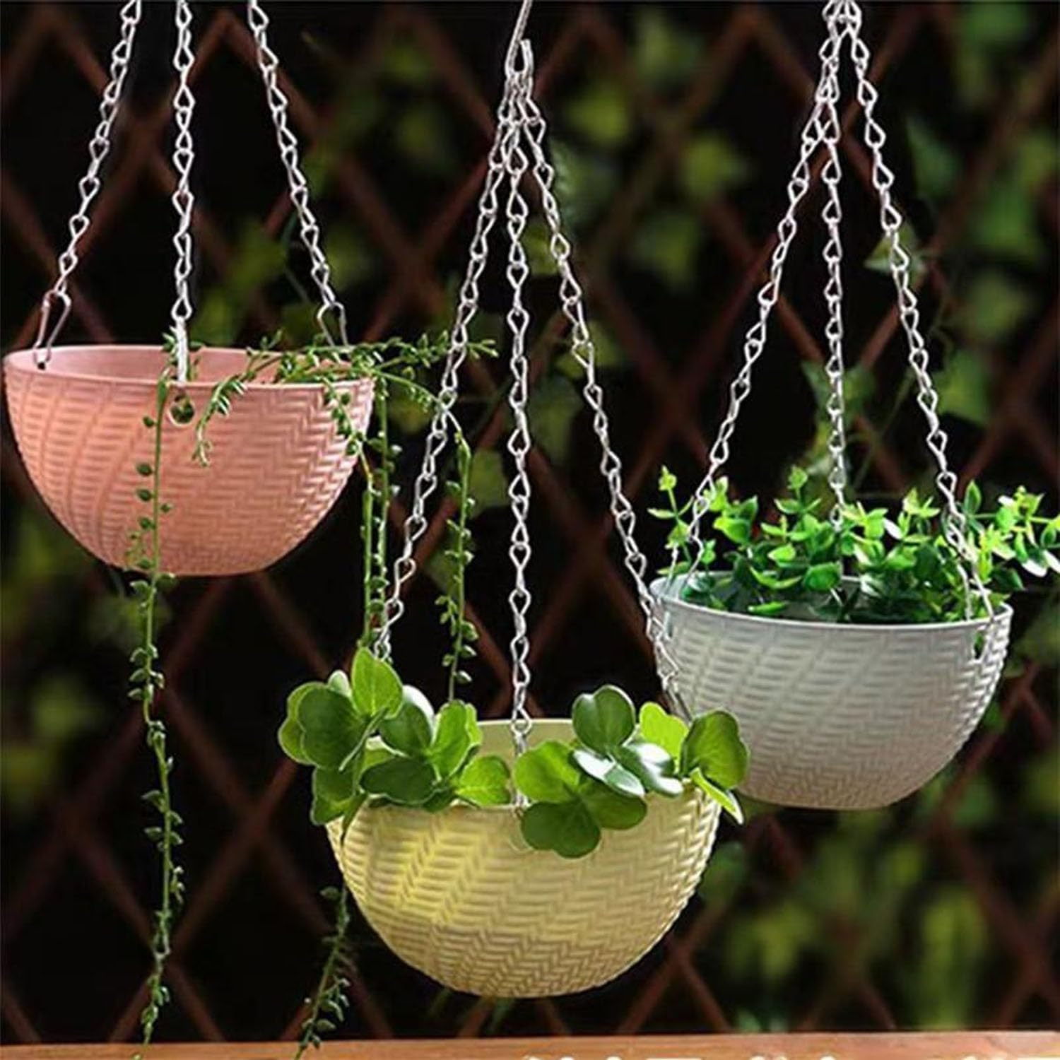3 Pieces 304 Stainless Steel Flower Pot Chain Hook, No Rust Outdoor Hanging Basket Hook, for Bird Cages, Flower POTS, Lanterns, Billboards, Gardens (Silver) image number 4