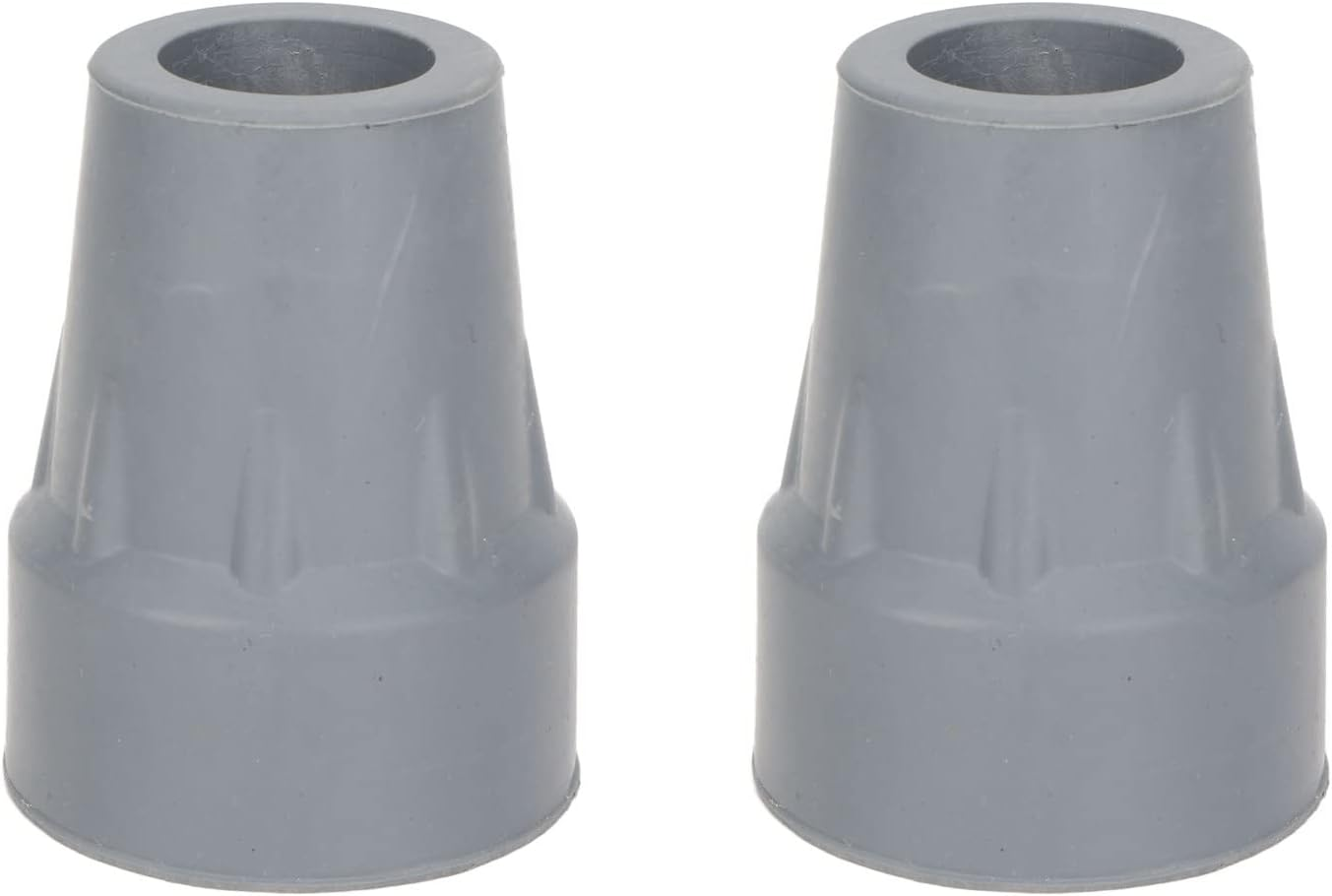 22Mm Cane Tips, Walking Cane Tips Prevent Slip Shock Absorbing Heavy Duty Replacement Rubber Crutch Tips for Elderly Patient image number 2
