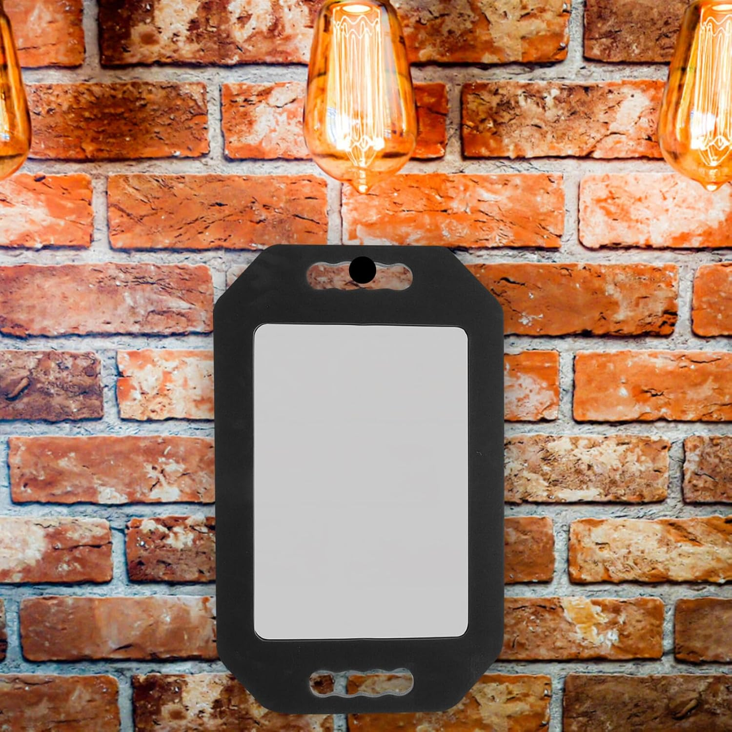 ROMISBABA High Definition Handheld Mirror with Foam Handle Unbreakable Rectangular and round Salon Back Mirror for Barbers and Hairstylists Reflection for Precise Haircuts Drop-Resistant image number 5