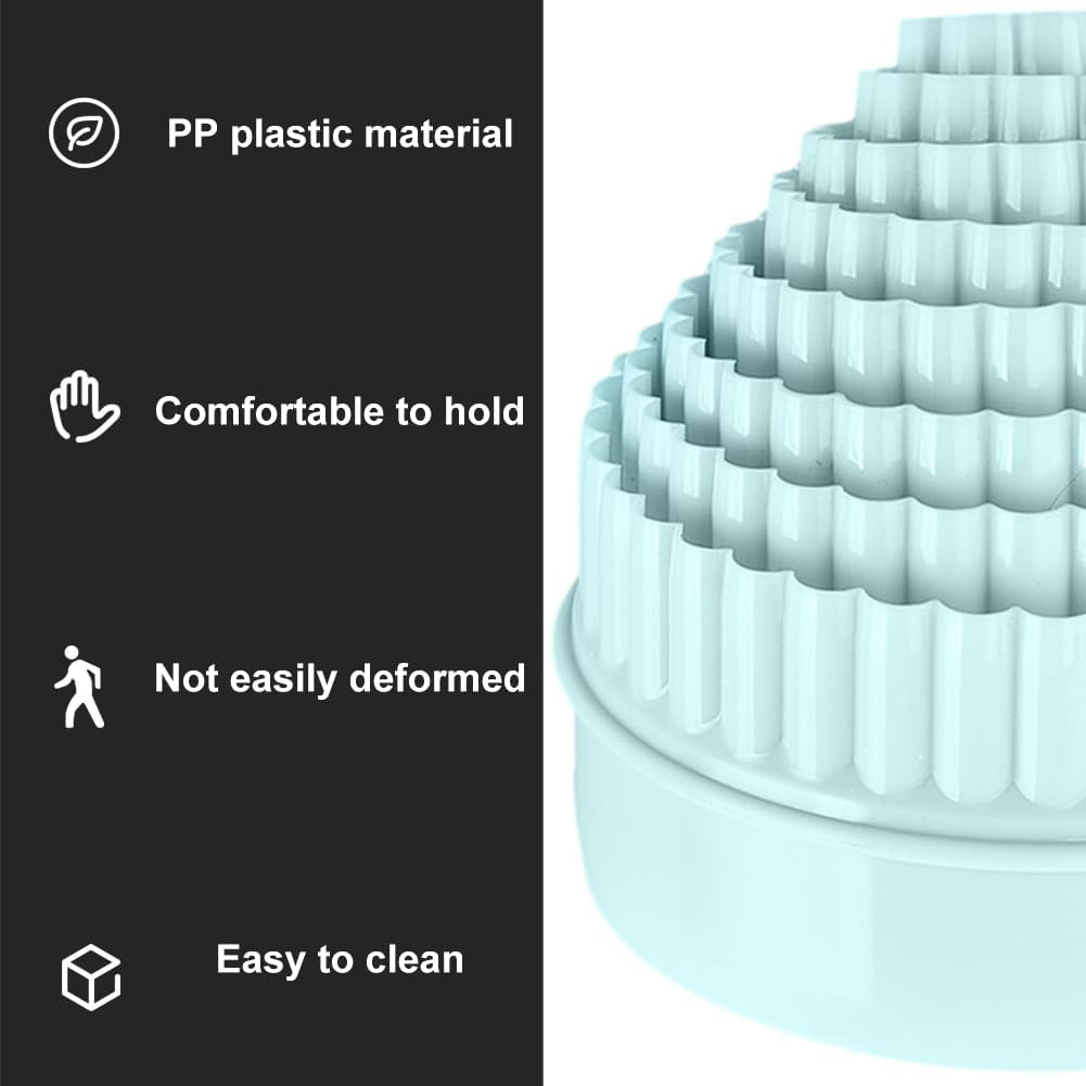 AUTUUCKEE 8Pcs Non Stick Cookie Cutter,Reusable Double Edged Pastry Cutter for Baking,Round Biscuits Scones Cutter,Comfortable Grip Dough Cutter image number 2